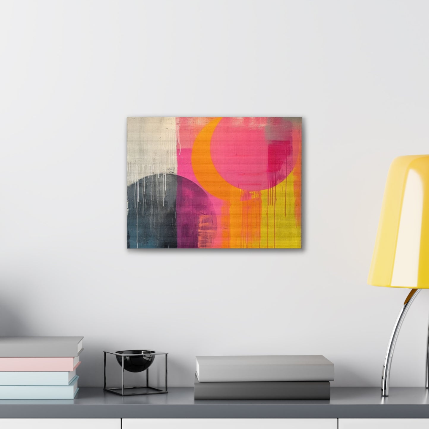 Primary Elegance: A Symphony of Sophistication Canvas Print