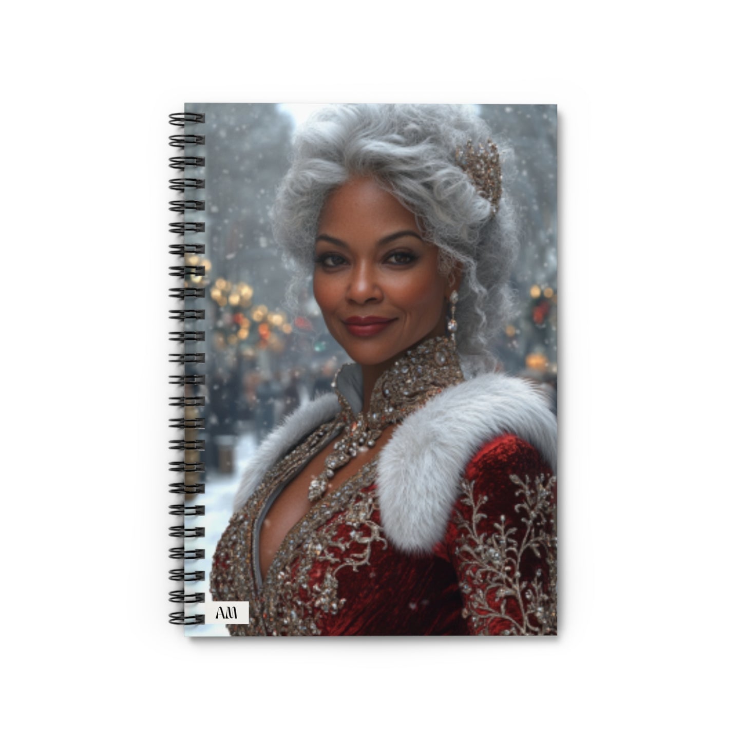 Majestic African American Claus Spiral Journal Collection ( Queen Claus 3)