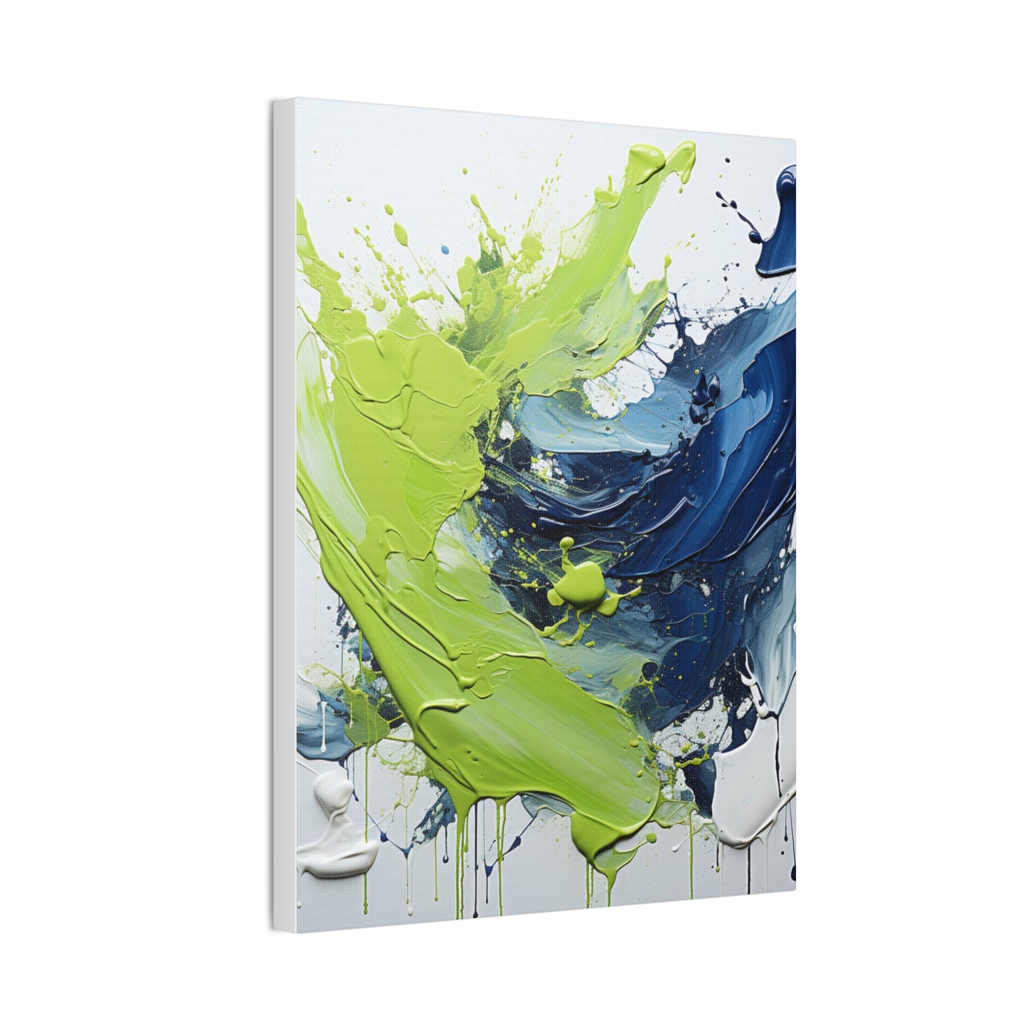 Acrylic Abstract Canvas Print - Richly Textured Artistry