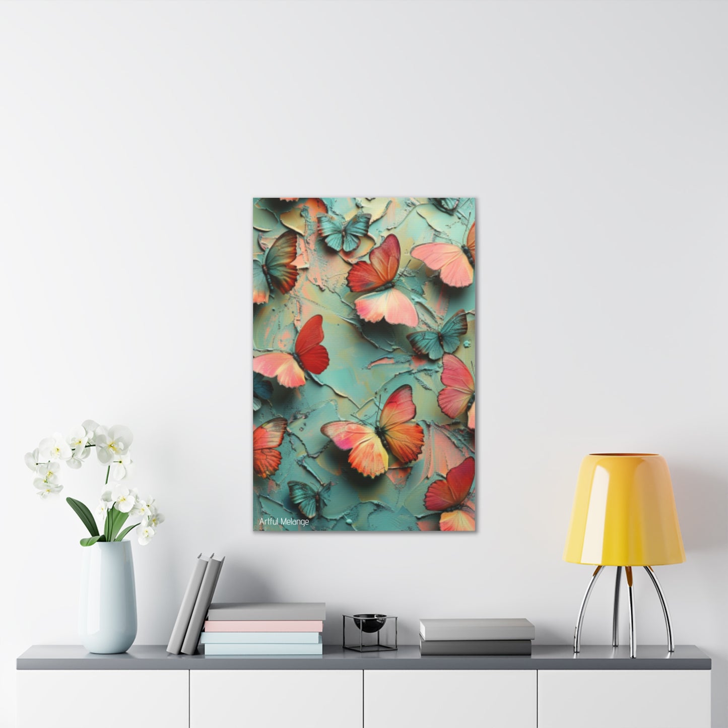 Fluttering Dreams: Butterfly Canvas Print Collection