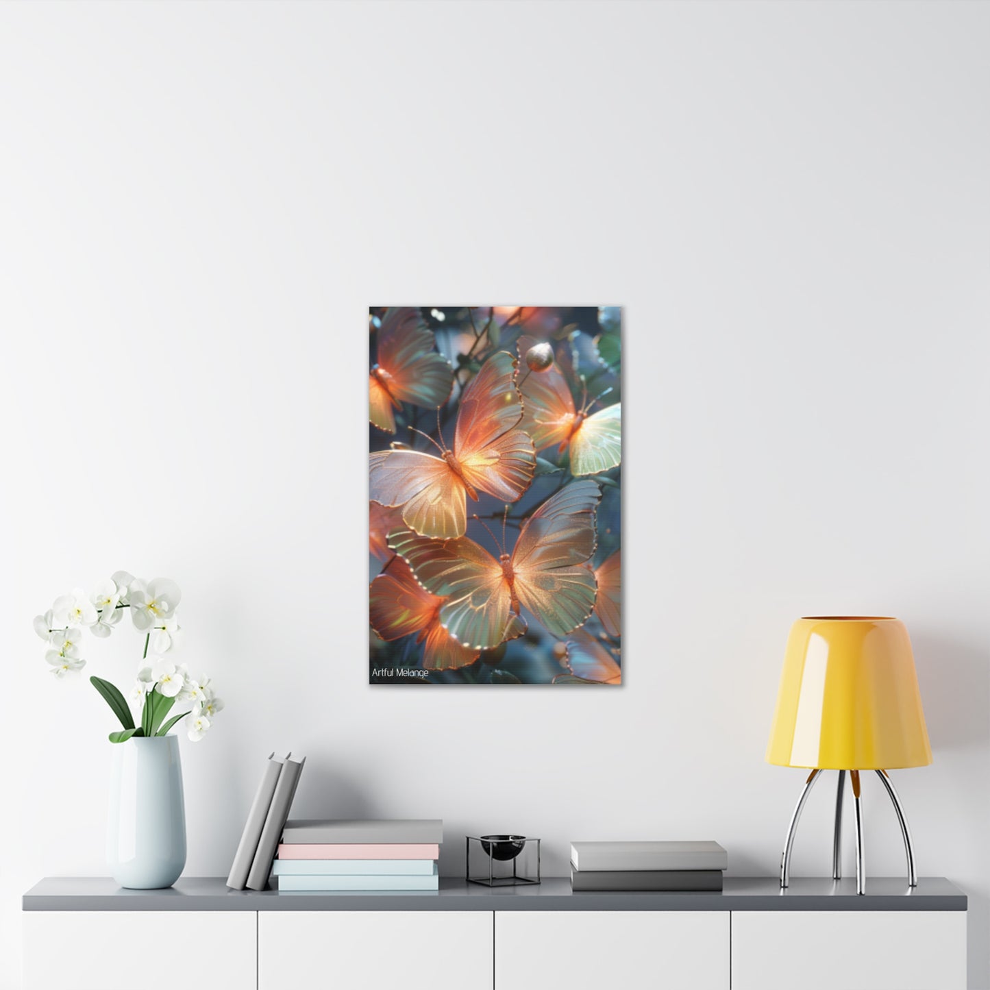 Fluttering Dreams: Butterfly Canvas Print Collection