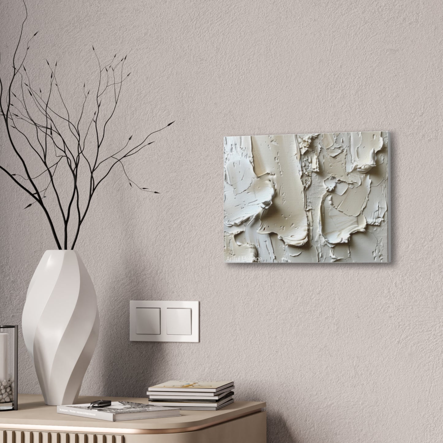 Primary Elegance: A Symphony of Sophistication Canvas Print