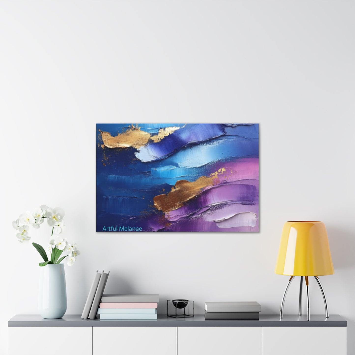 Acrylic Abstract Canvas Print - Richly Textured Artistry