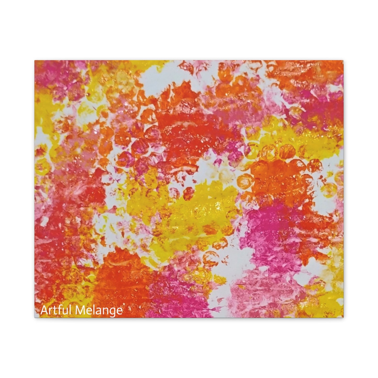 Acrylic Abstract Canvas Print - Richly Textured Artistry