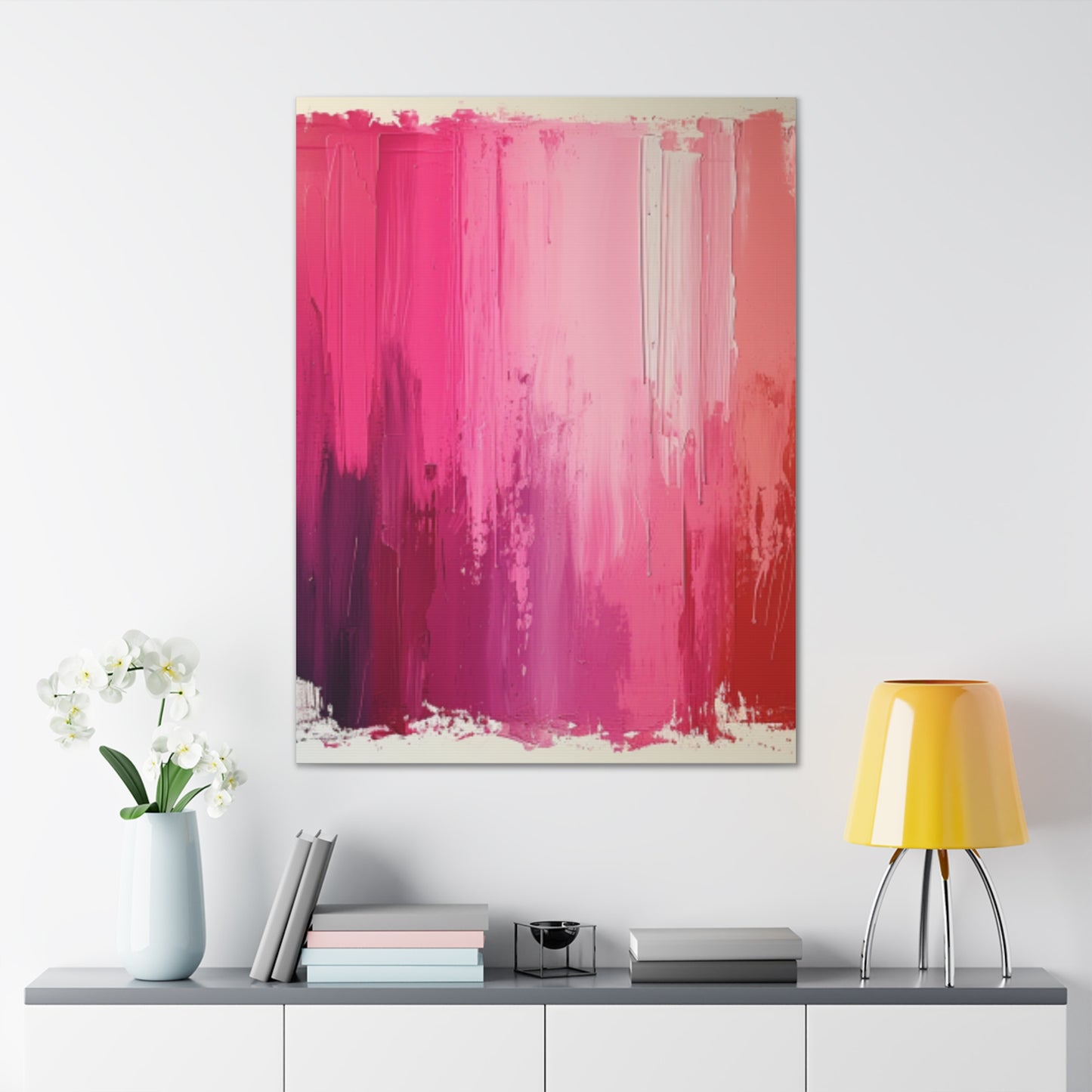 In The Pink: A Symphony of Sophistication Canvas Print