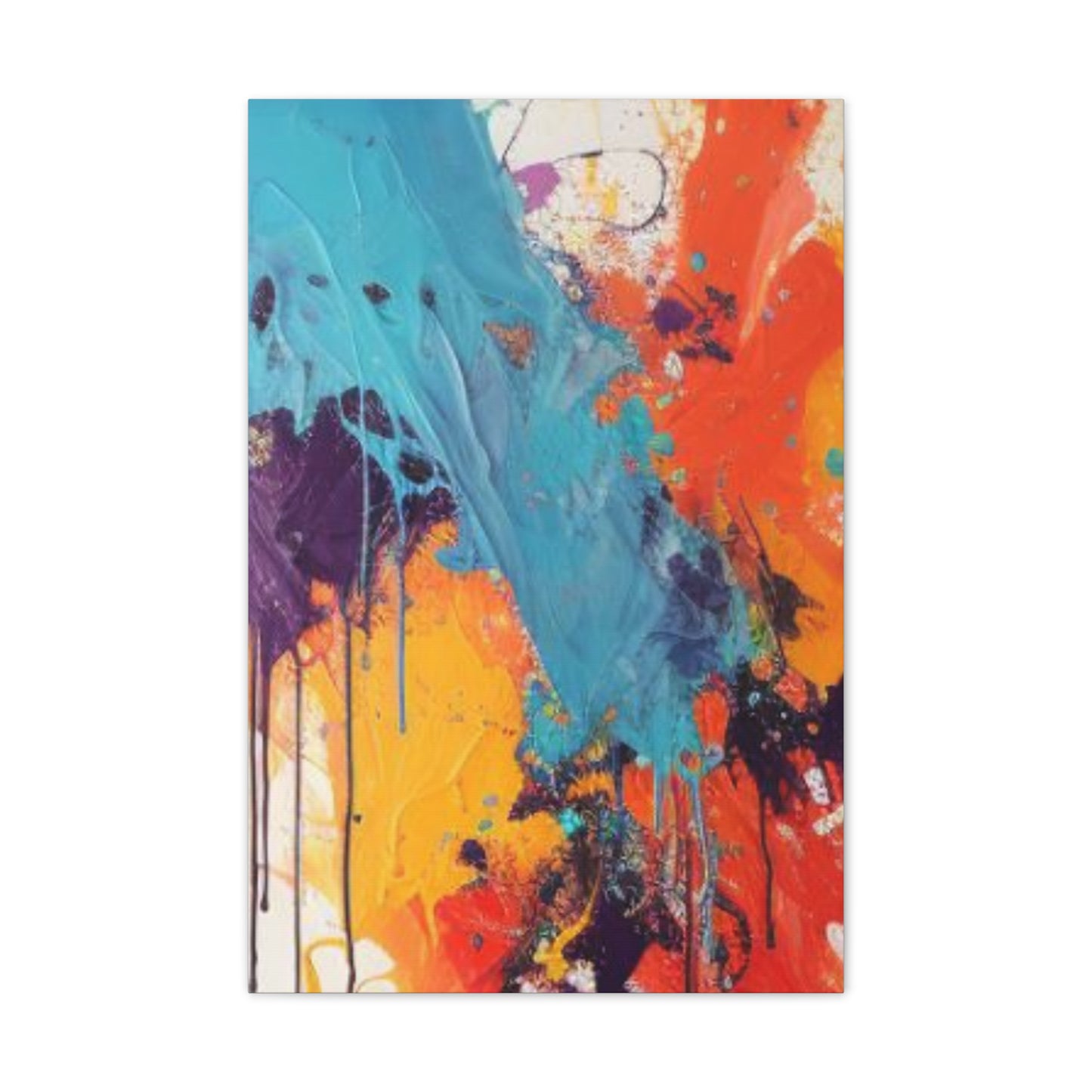 Primary Elegance: A Symphony of Sophistication Canvas Print