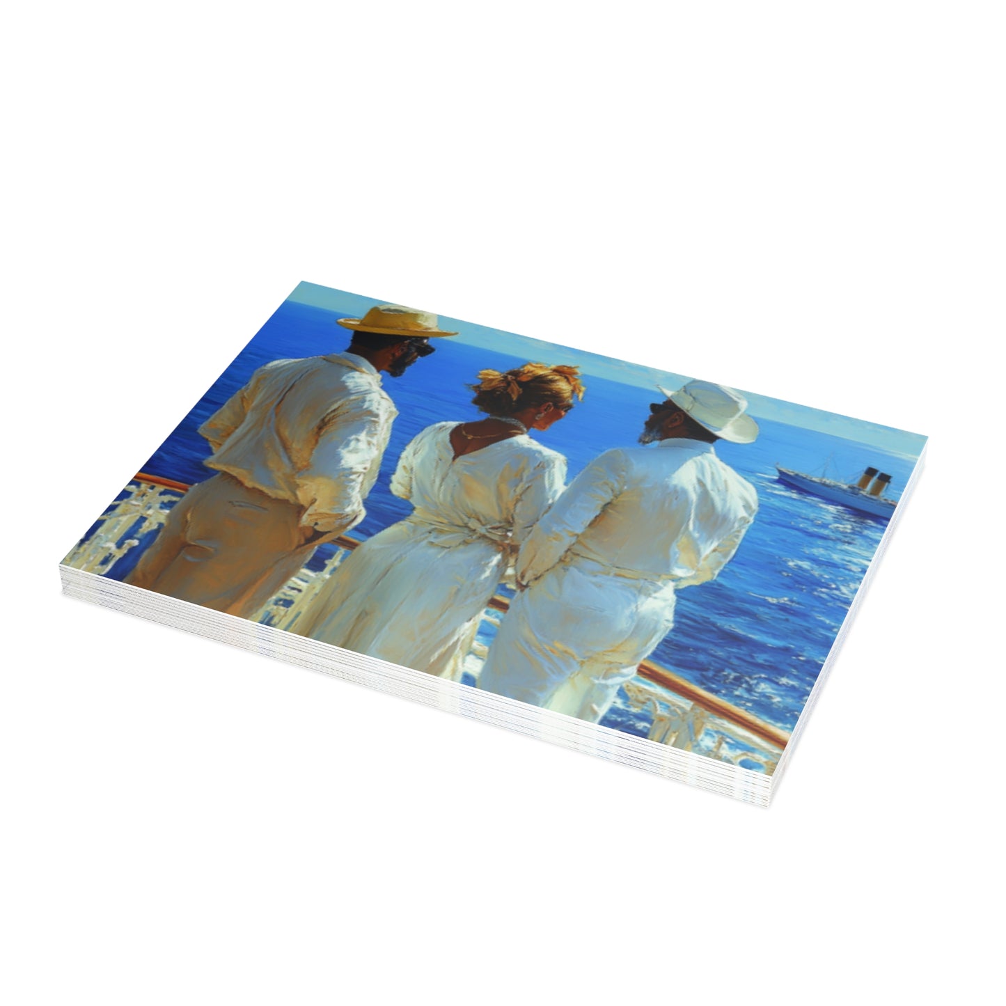 Sail & Celebrate: A Day of Elegance Yacht/Boat Party Invitation Bundles (envelopes included)