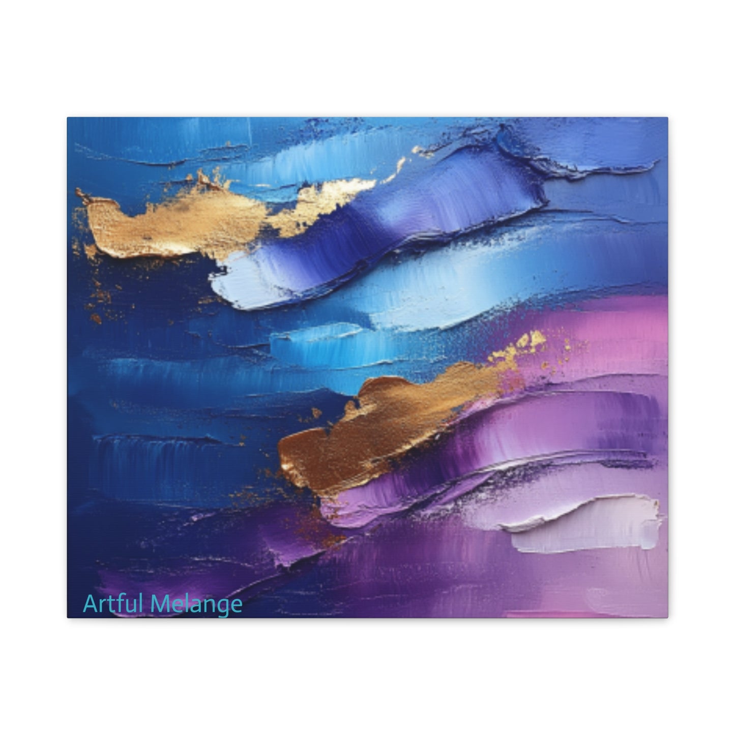 Acrylic Abstract Canvas Print - Richly Textured Artistry