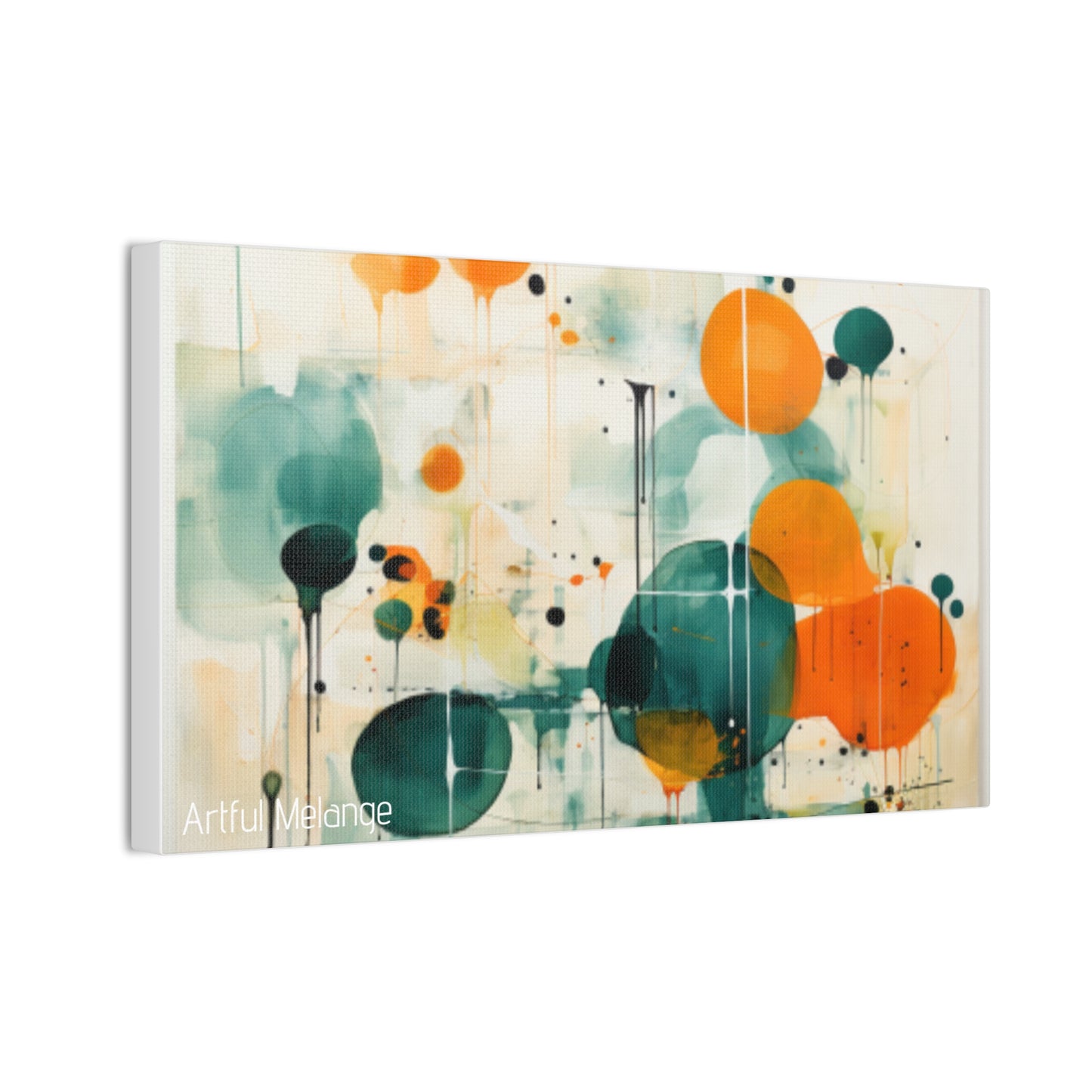 Primary Elegance: A Symphony of Sophistication Canvas Print