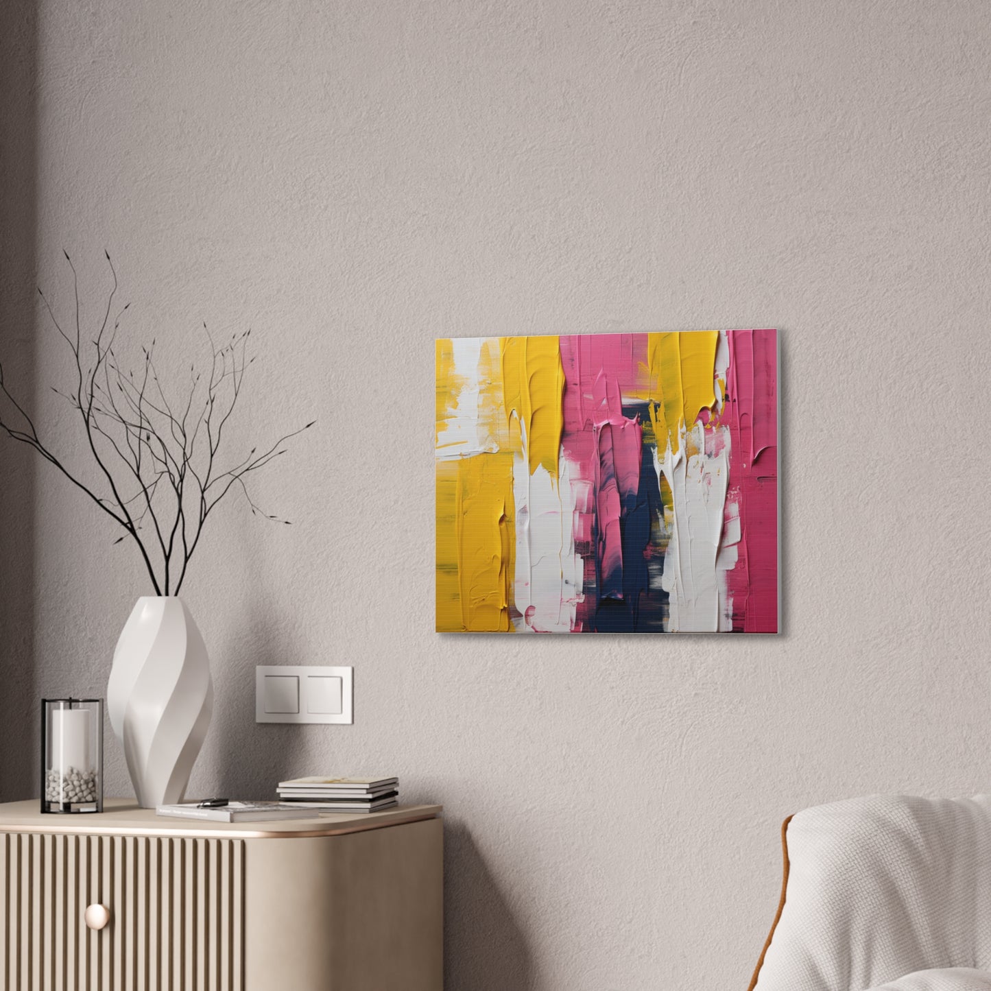 Primary Elegance: A Symphony of Sophistication Canvas Print