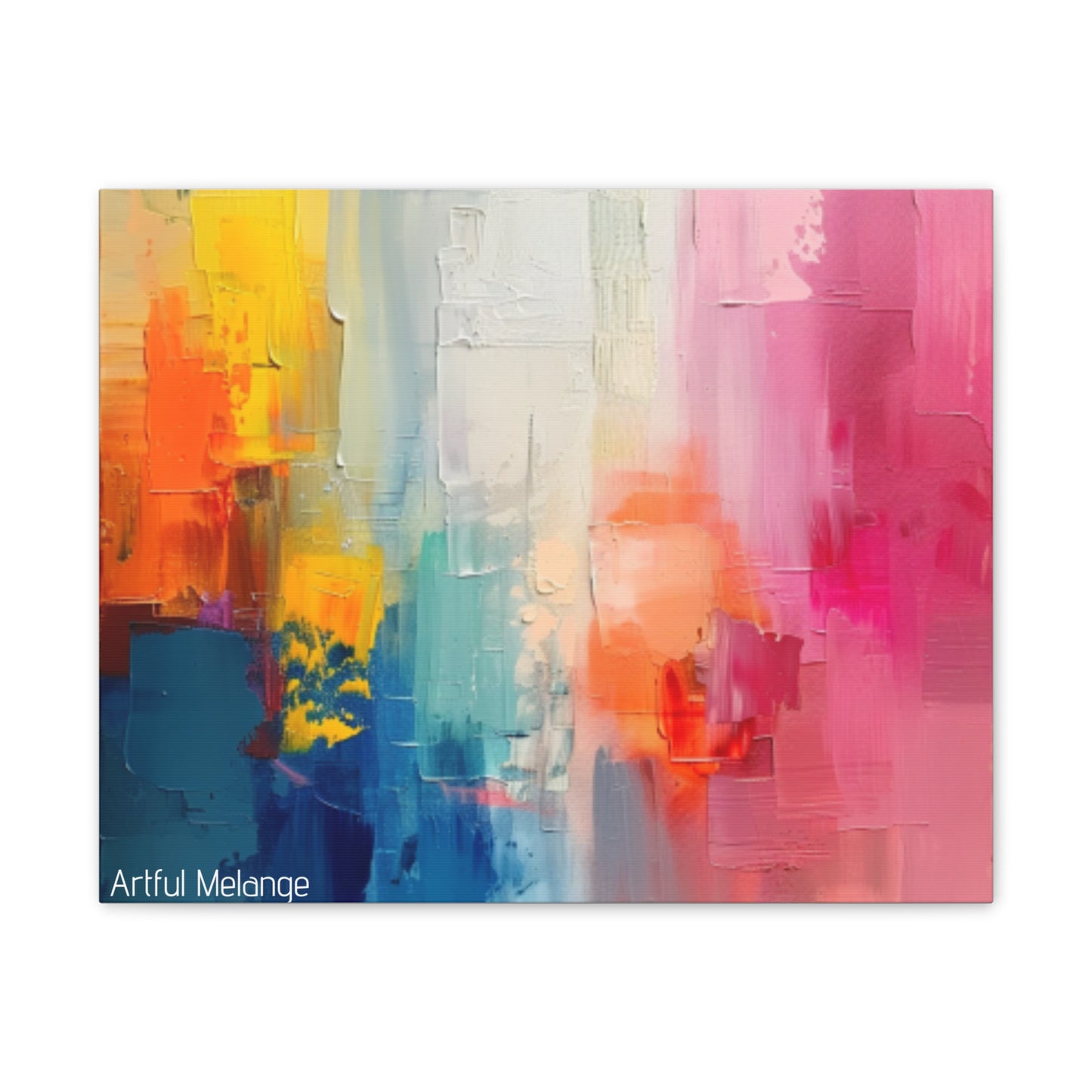 Primary Elegance: A Symphony of Sophistication Canvas Print