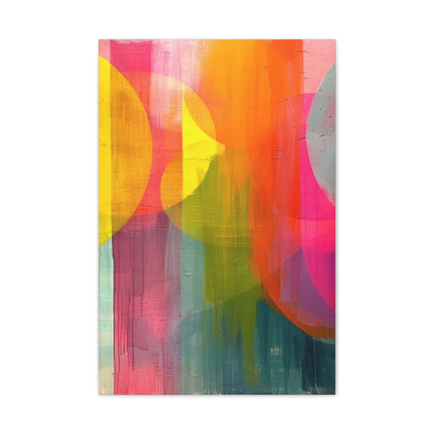 Primary Elegance: A Symphony of Sophistication Canvas Print