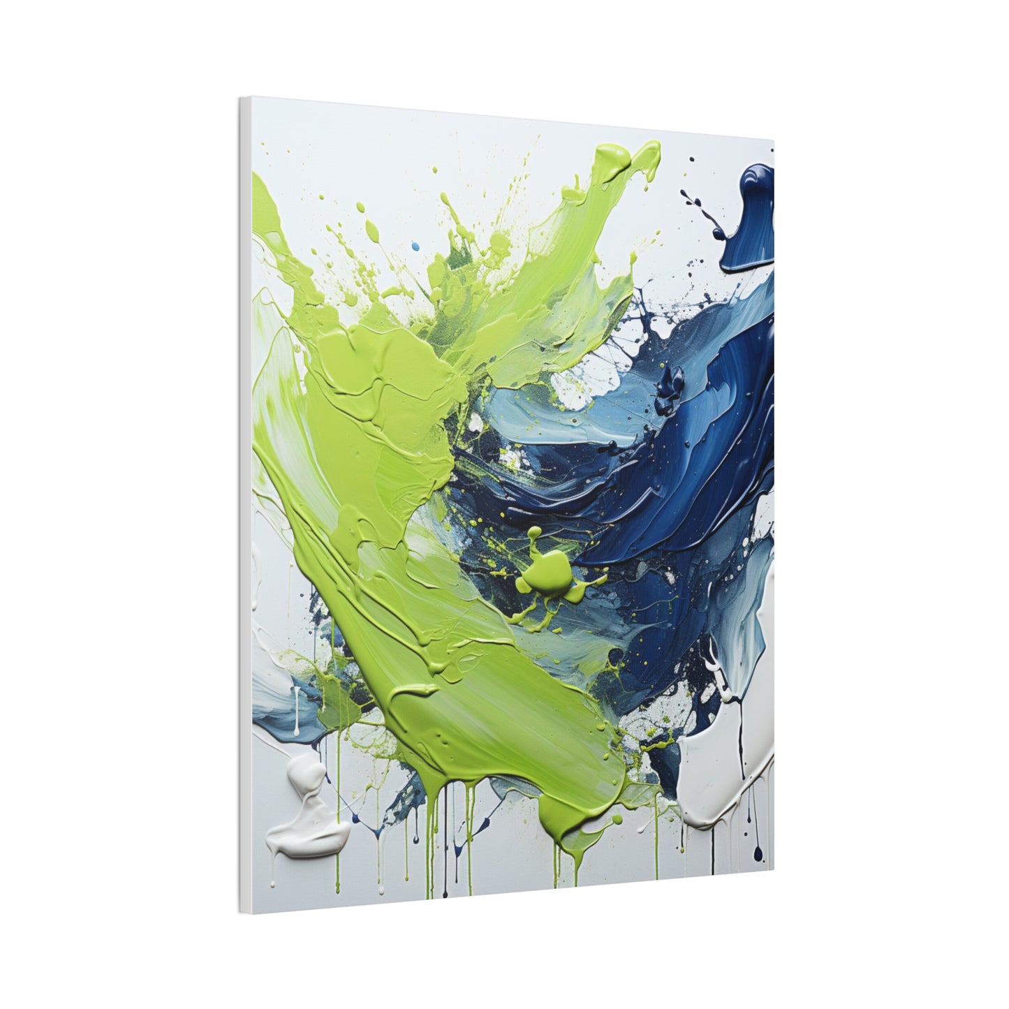 Acrylic Abstract Canvas Print - Richly Textured Artistry