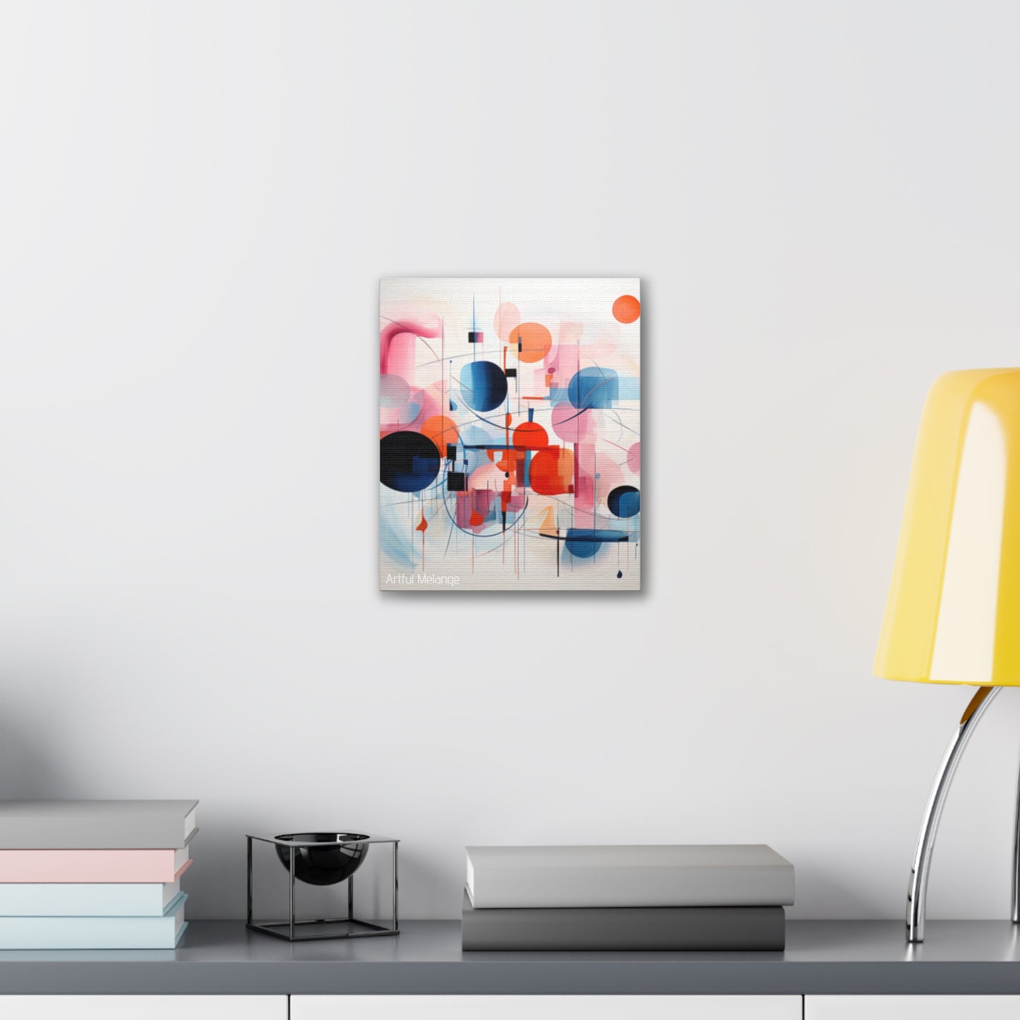 Primary Elegance: A Symphony of Sophistication Canvas Print