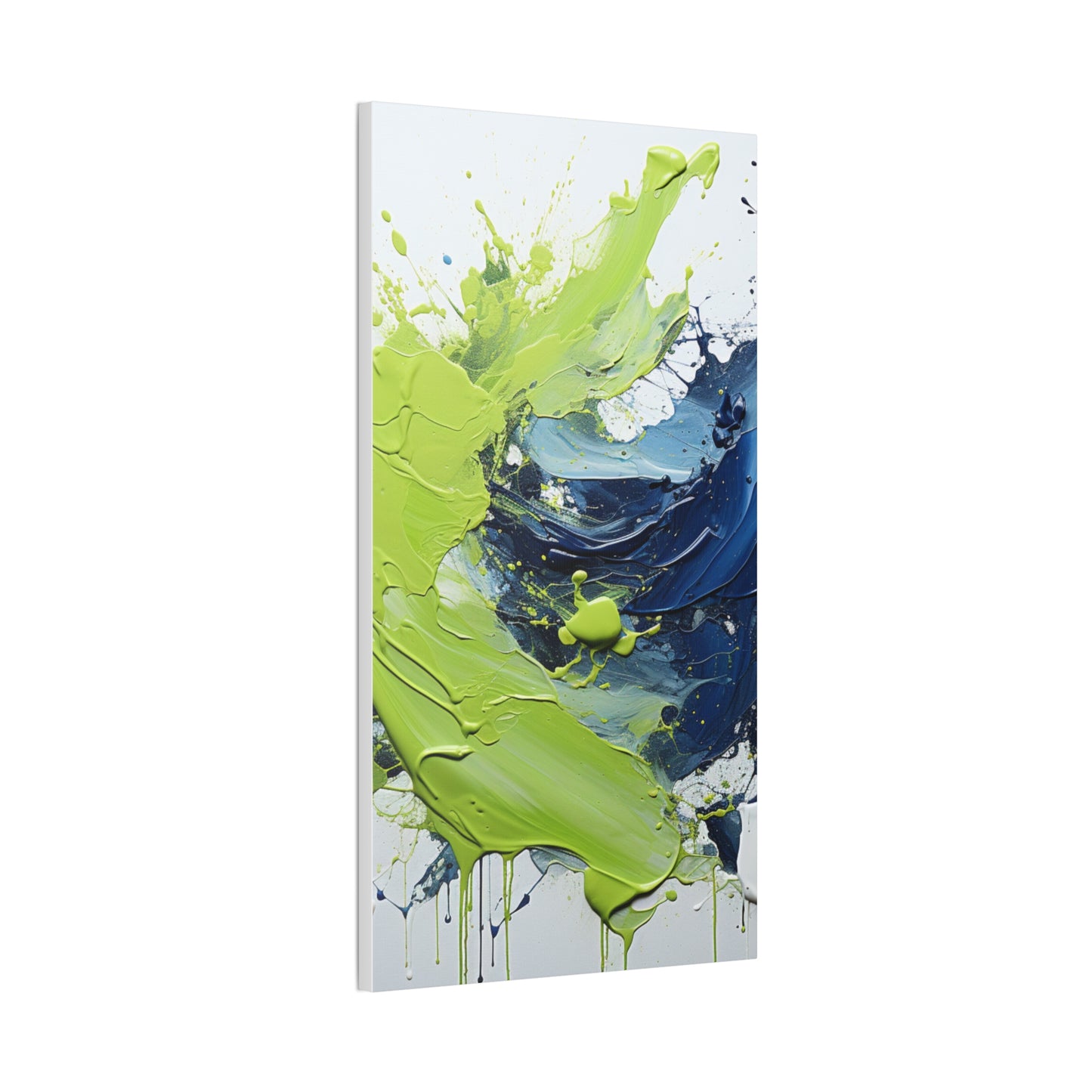 Acrylic Abstract Canvas Print - Richly Textured Artistry