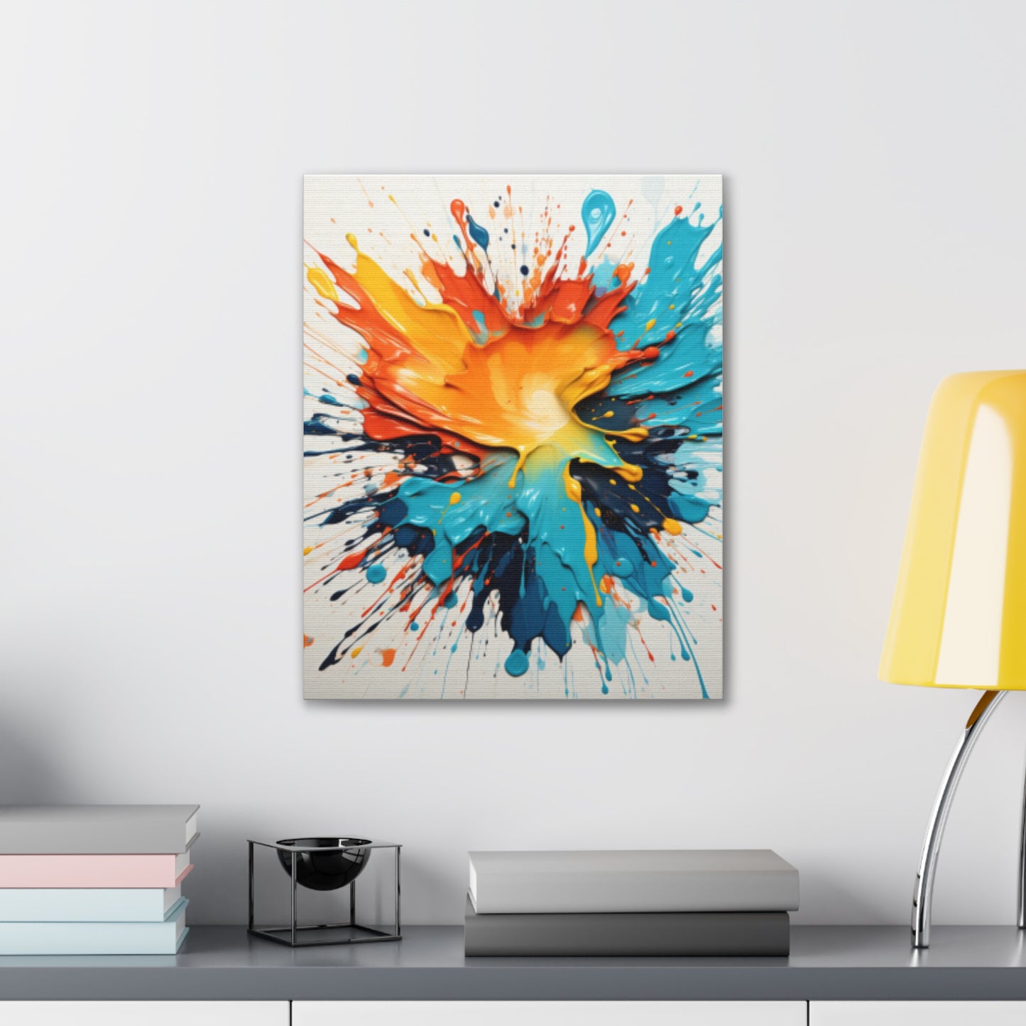 Primary Elegance: A Symphony of Sophistication Canvas Print