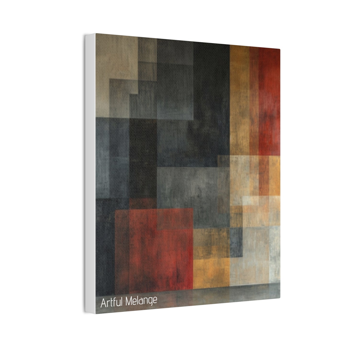 Primary Elegance: A Symphony of Sophistication Canvas Print