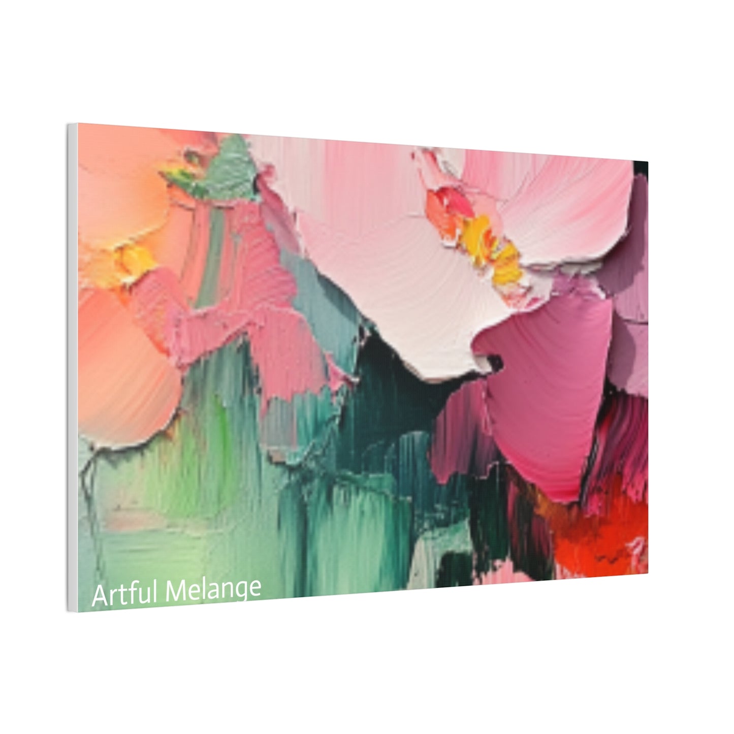 Acrylic Abstract Canvas Print - Richly Textured Artistry