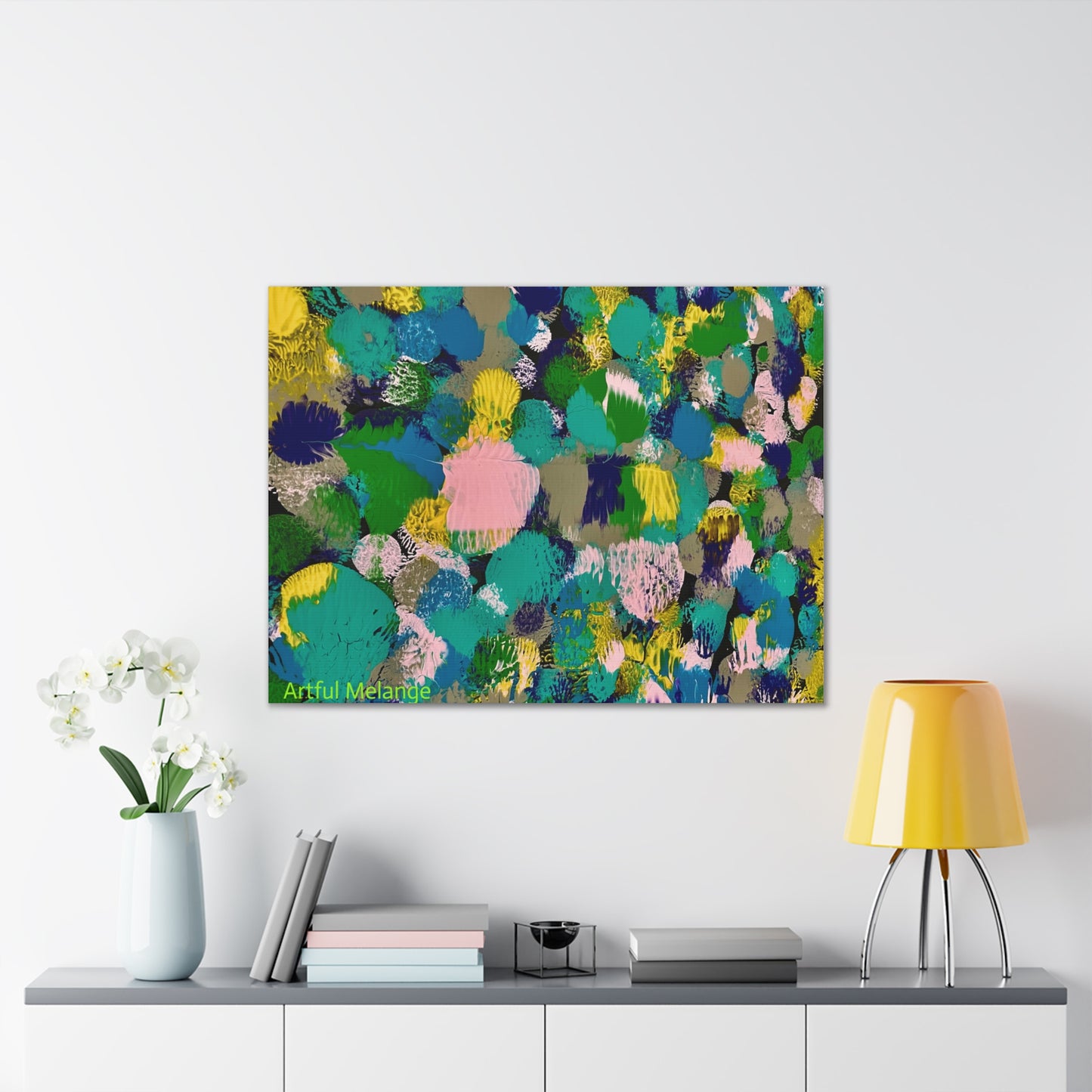 Acrylic Abstract Canvas Print - Richly Textured Artistry