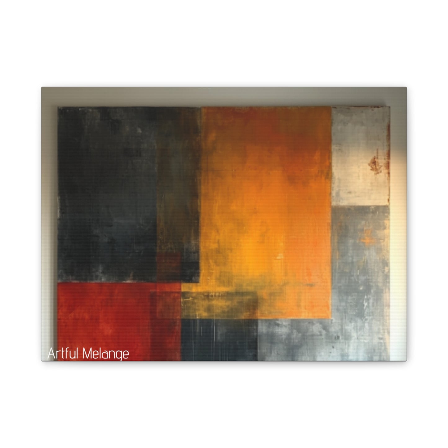 Primary Elegance: A Symphony of Sophistication Canvas Print