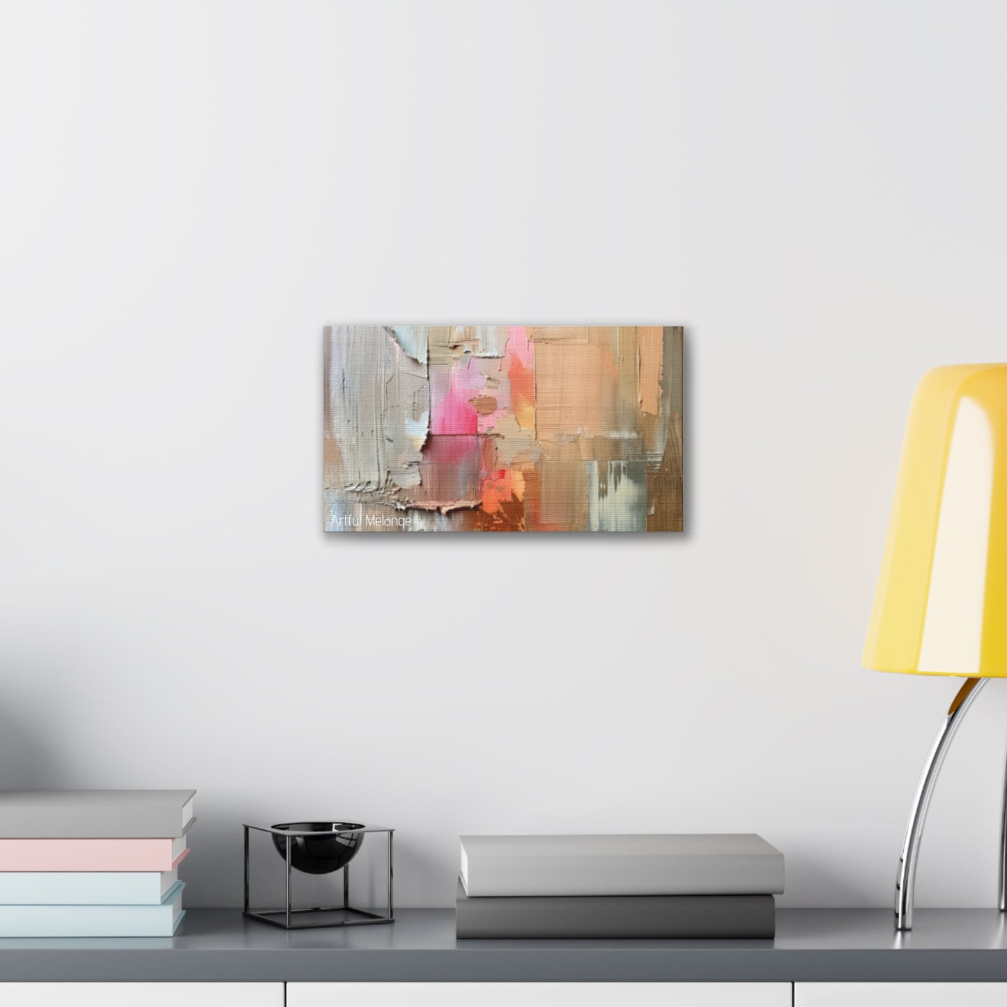 Primary Elegance: A Symphony of Sophistication Canvas Print