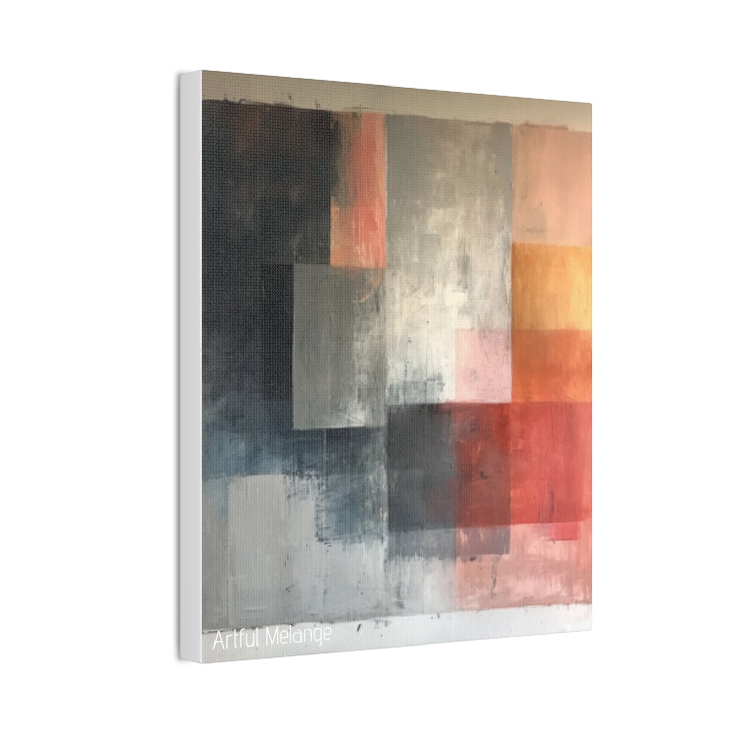 Primary Elegance: A Symphony of Sophistication Canvas Print