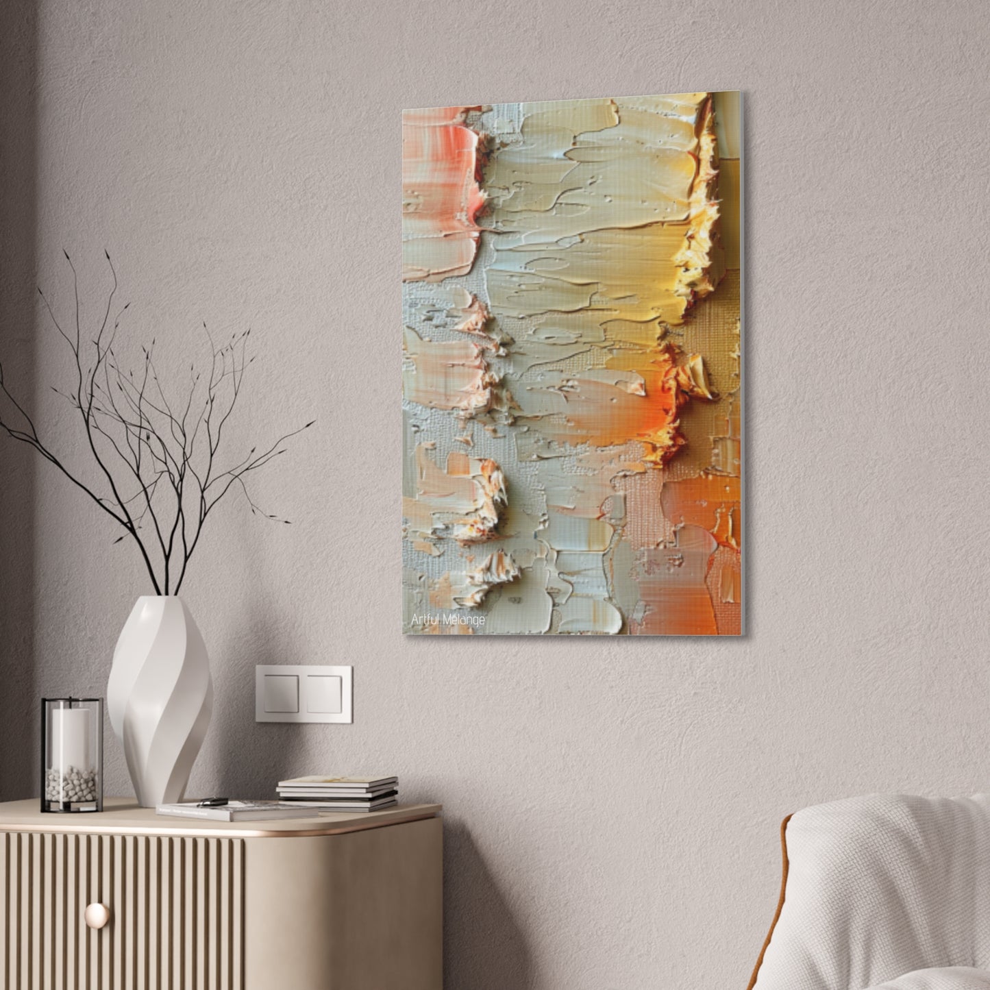 Primary Elegance: A Symphony of Sophistication Canvas Print