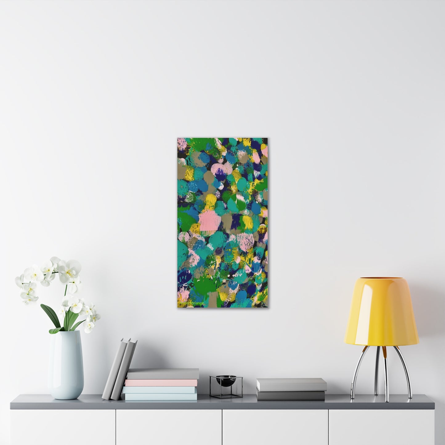 Acrylic Abstract Canvas Print - Richly Textured Artistry