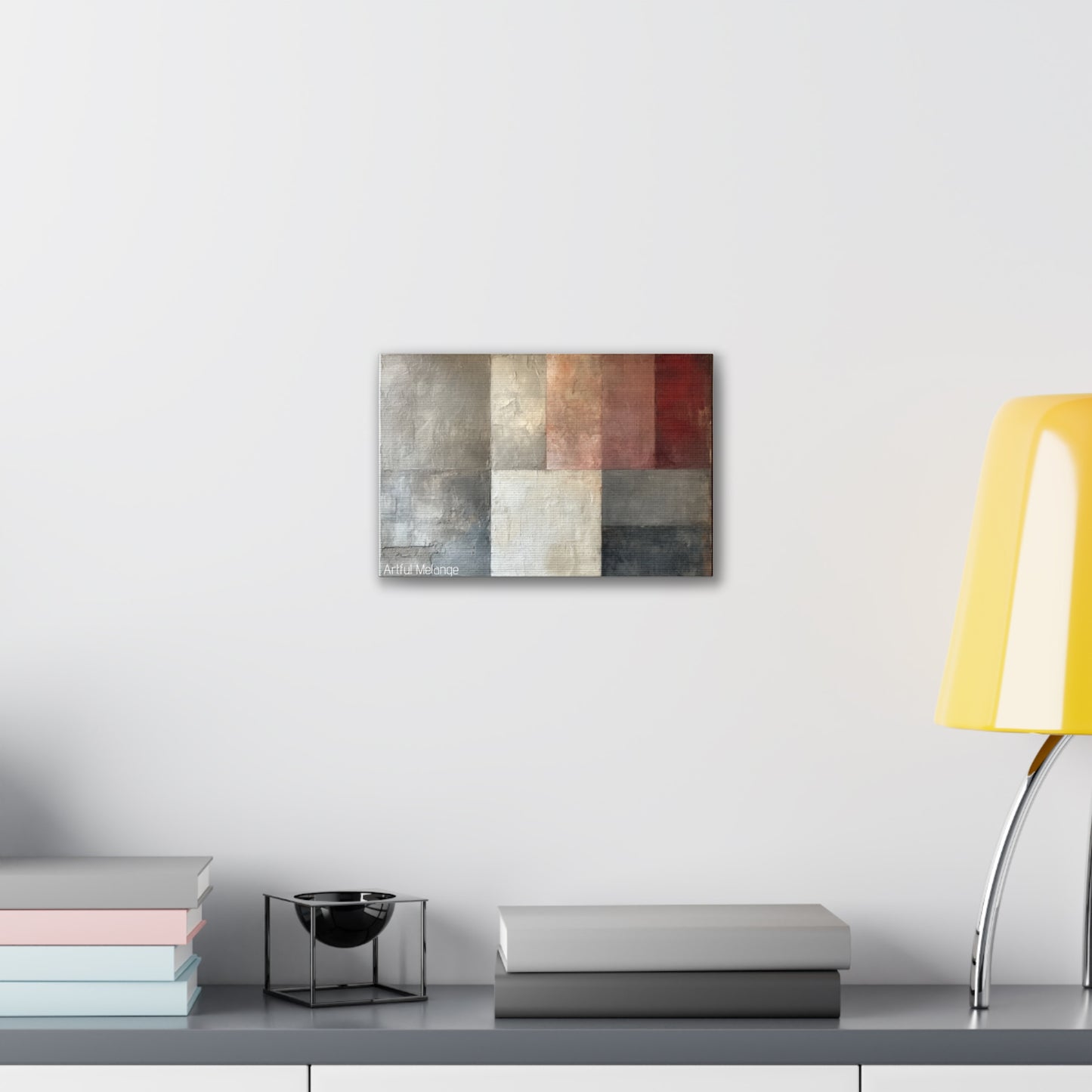 Primary Elegance: A Symphony of Sophistication Canvas Print