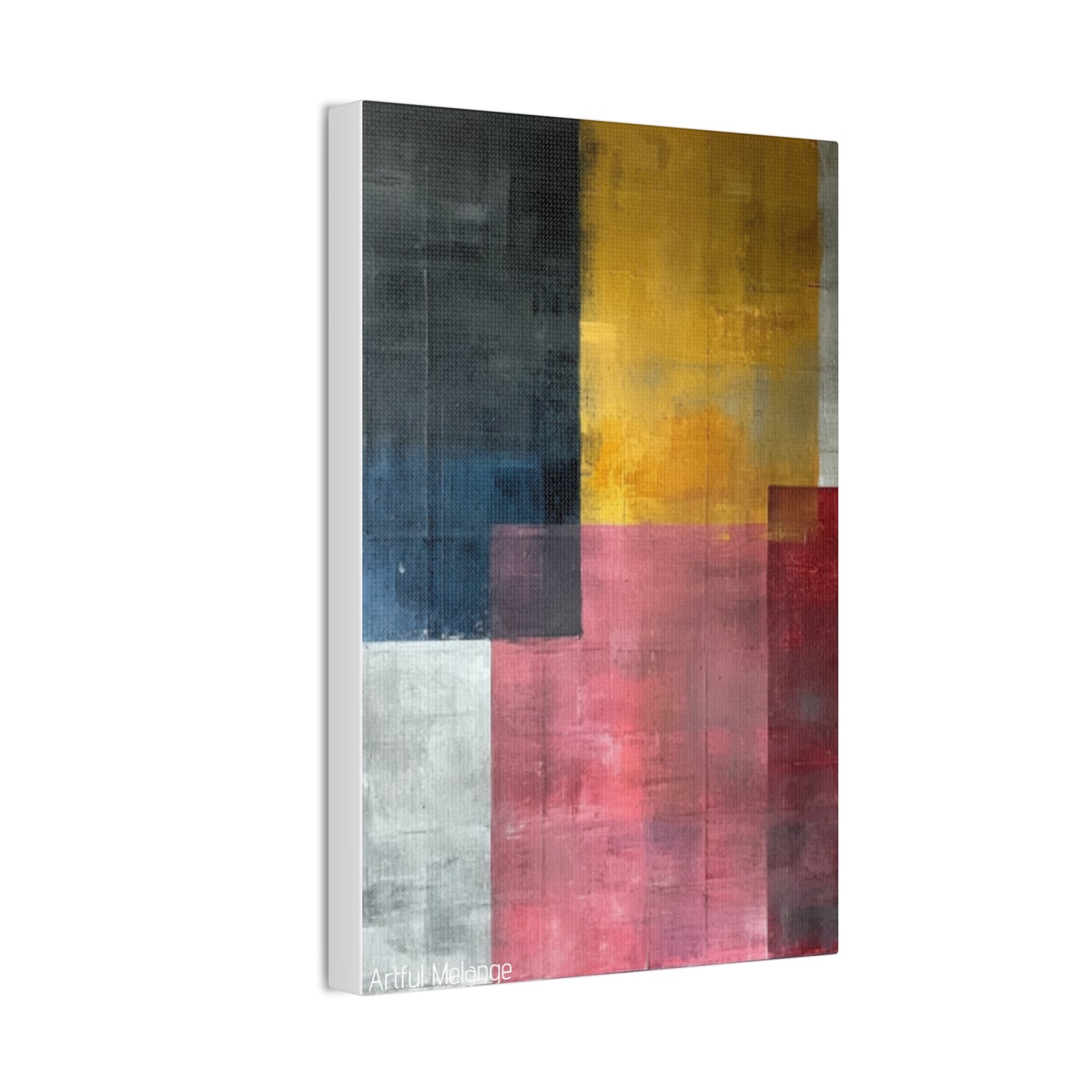 Primary Elegance: A Symphony of Sophistication Canvas Print