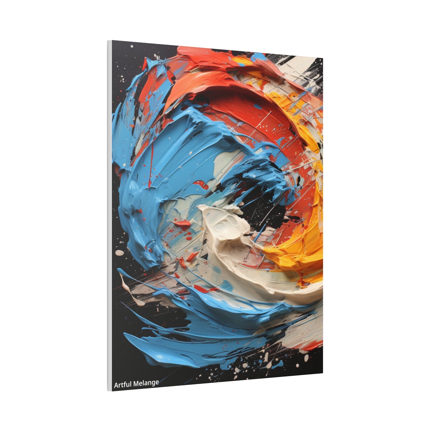 Acrylic Abstract  Canvas Print - Richly Textured Artistry