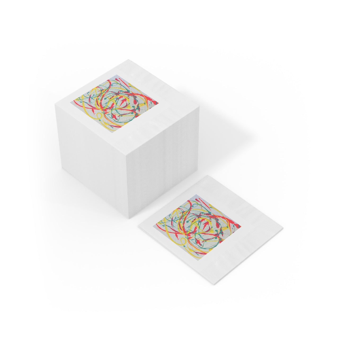 ChromaBlend™ Artistry Abstract Art Napkins”