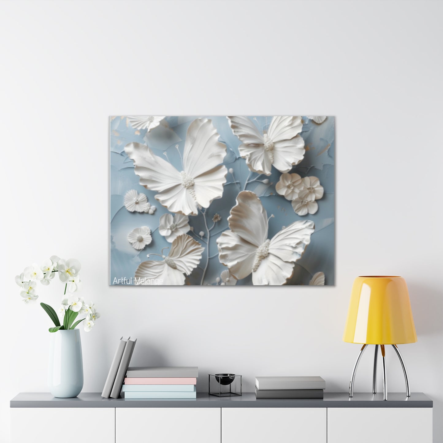 Fluttering Dreams: Butterfly Canvas Print Collection