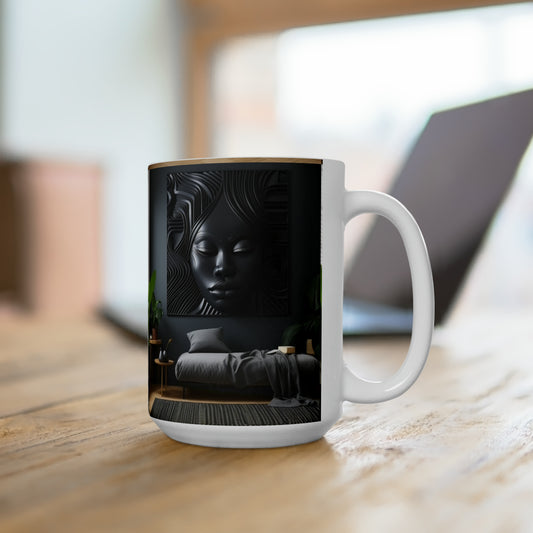 Melanin Magic Ceramic Mug 15oz