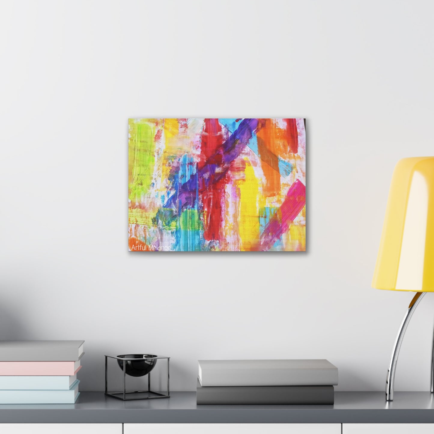 Primary Elegance: A Symphony of Sophistication Canvas Print