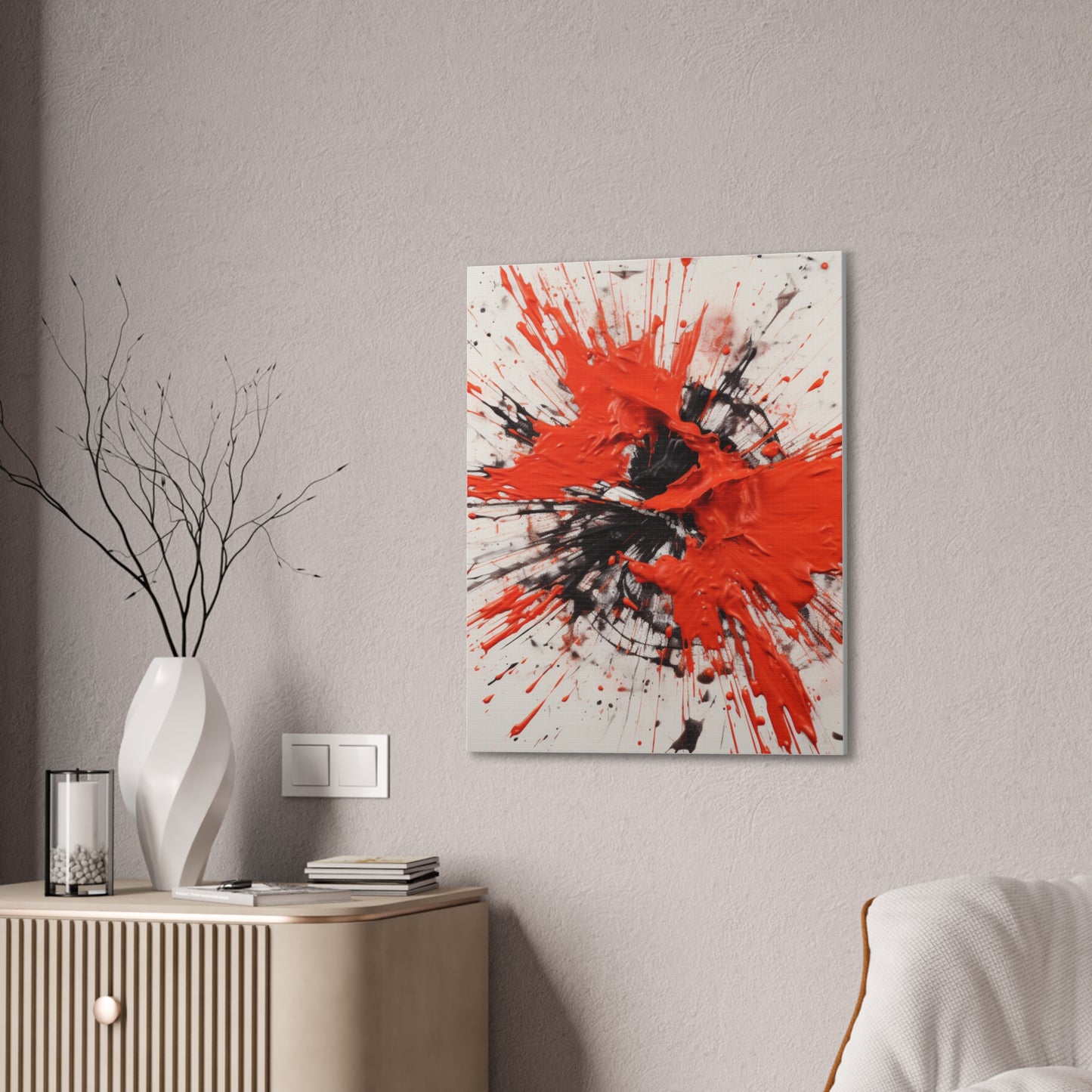 Acrylic Abstract Canvas Print - Richly Textured Artistry