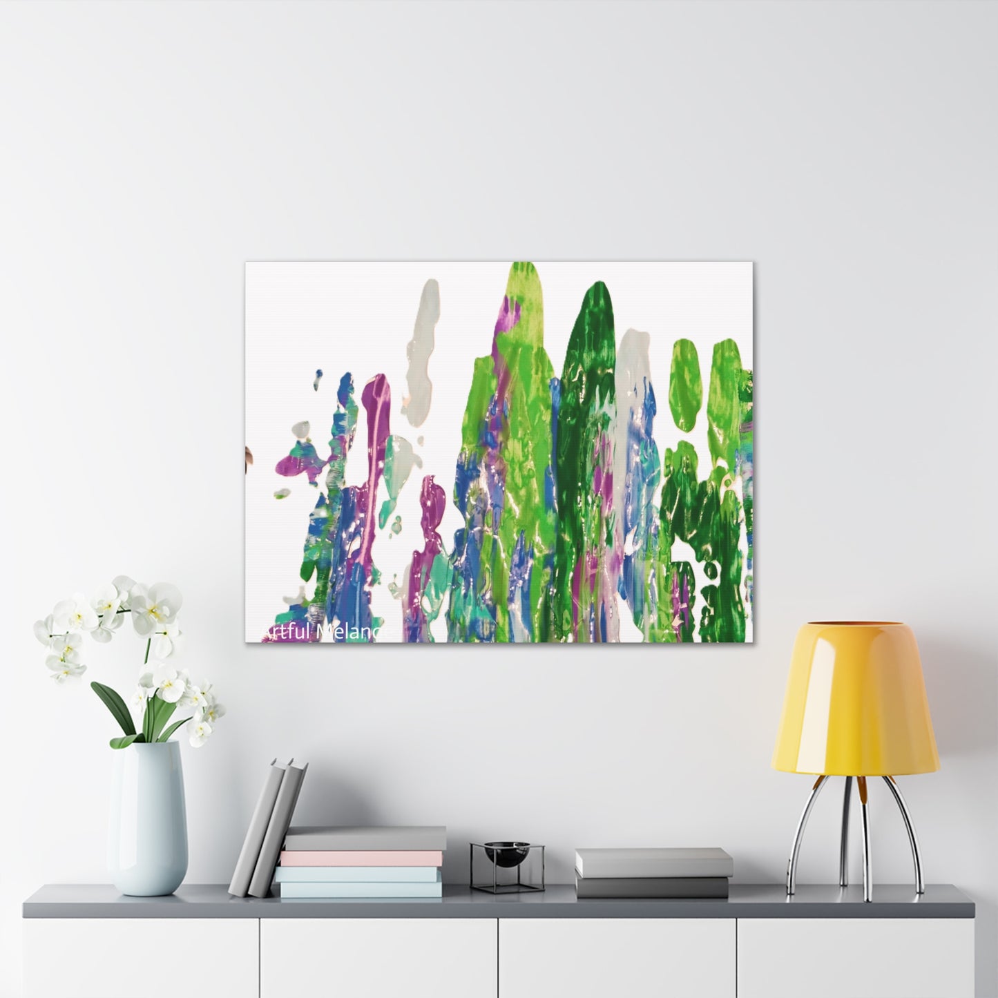 Acrylic Abstract Canvas Print - Richly Textured Artistry