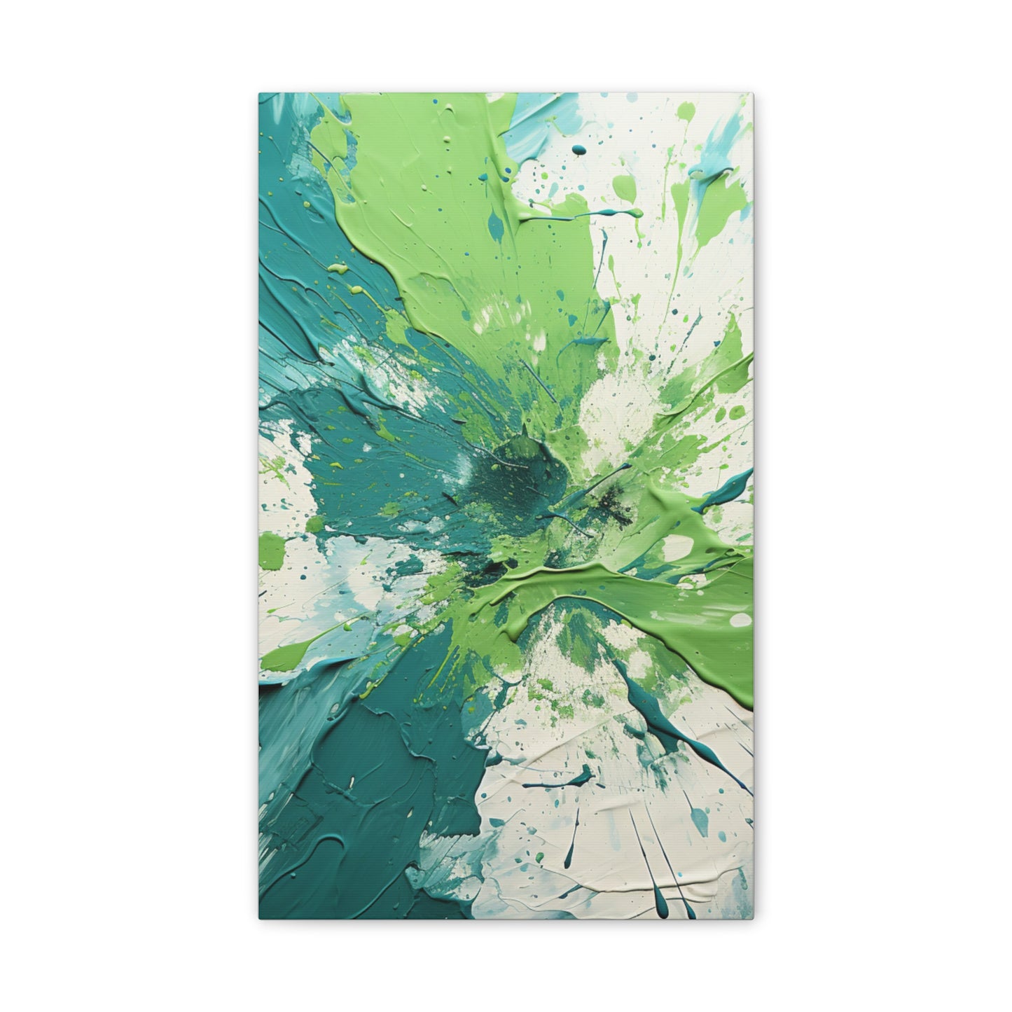 Acrylic Abstract Canvas Print - Richly Textured Artistry