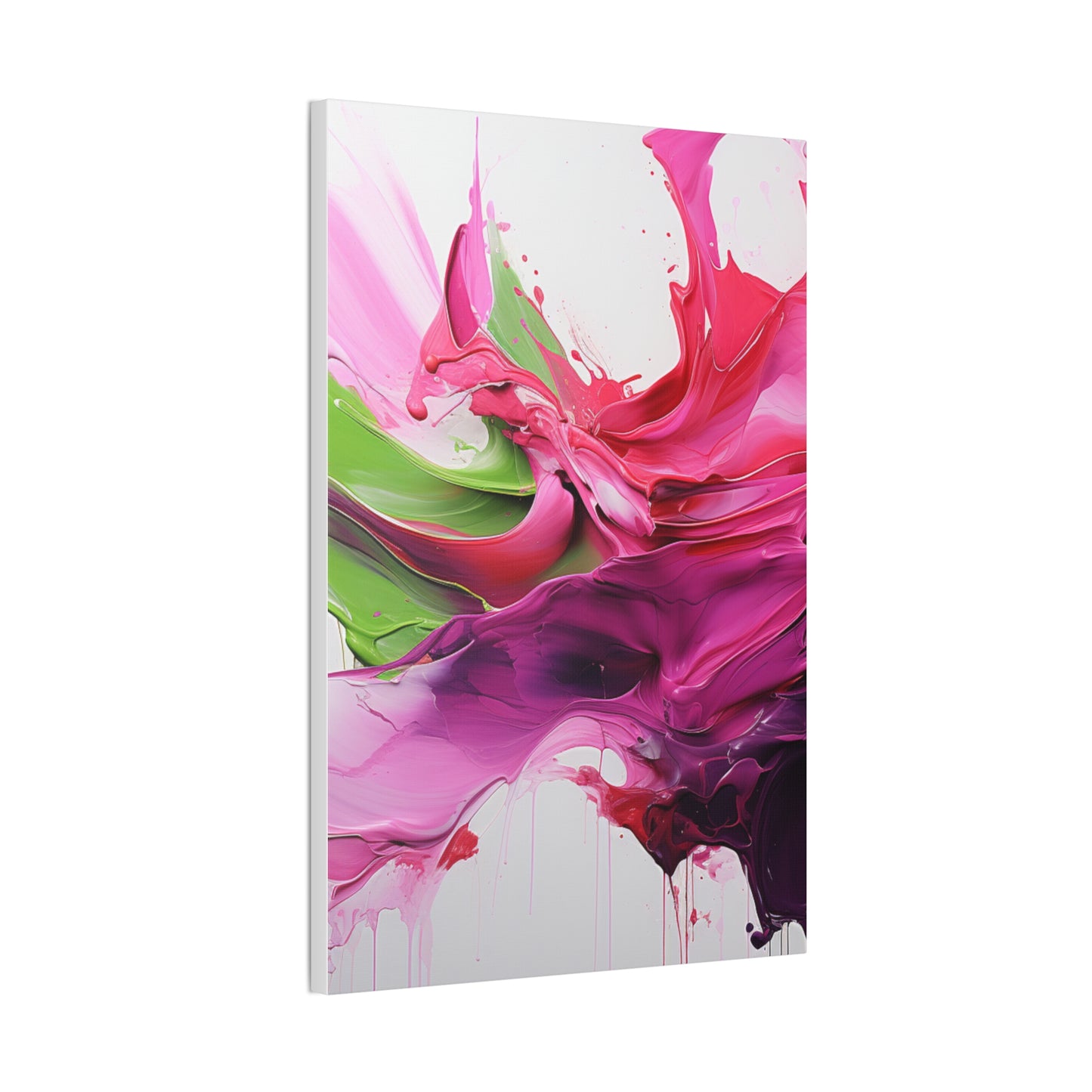 Acrylic Abstract Canvas Print - Richly Textured Artistry