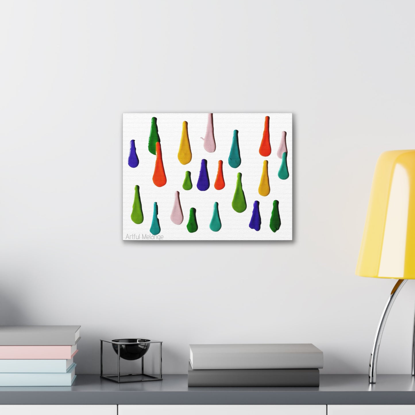 Primary Elegance: A Symphony of Sophistication Canvas Print