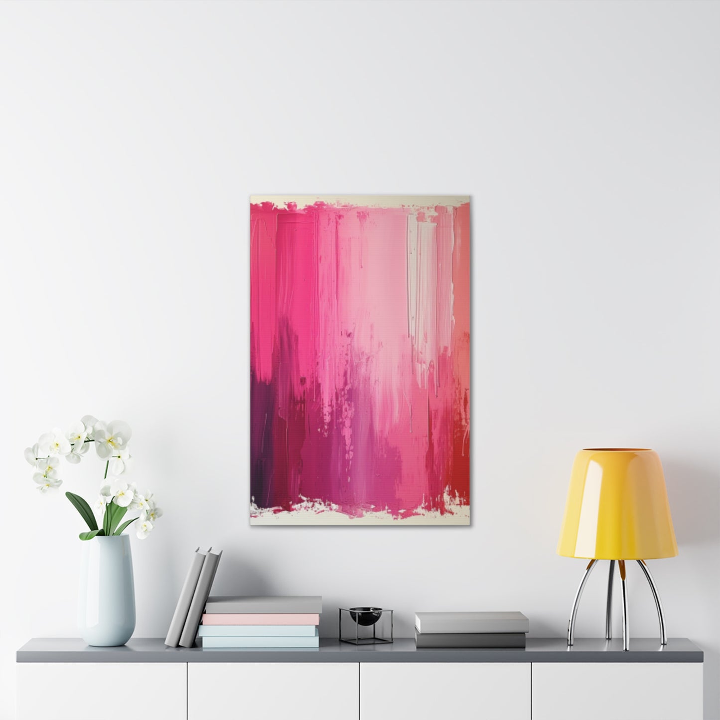 In The Pink: A Symphony of Sophistication Canvas Print