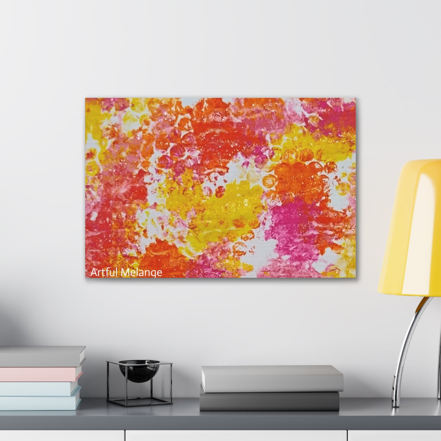 Acrylic Abstract Canvas Print - Richly Textured Artistry