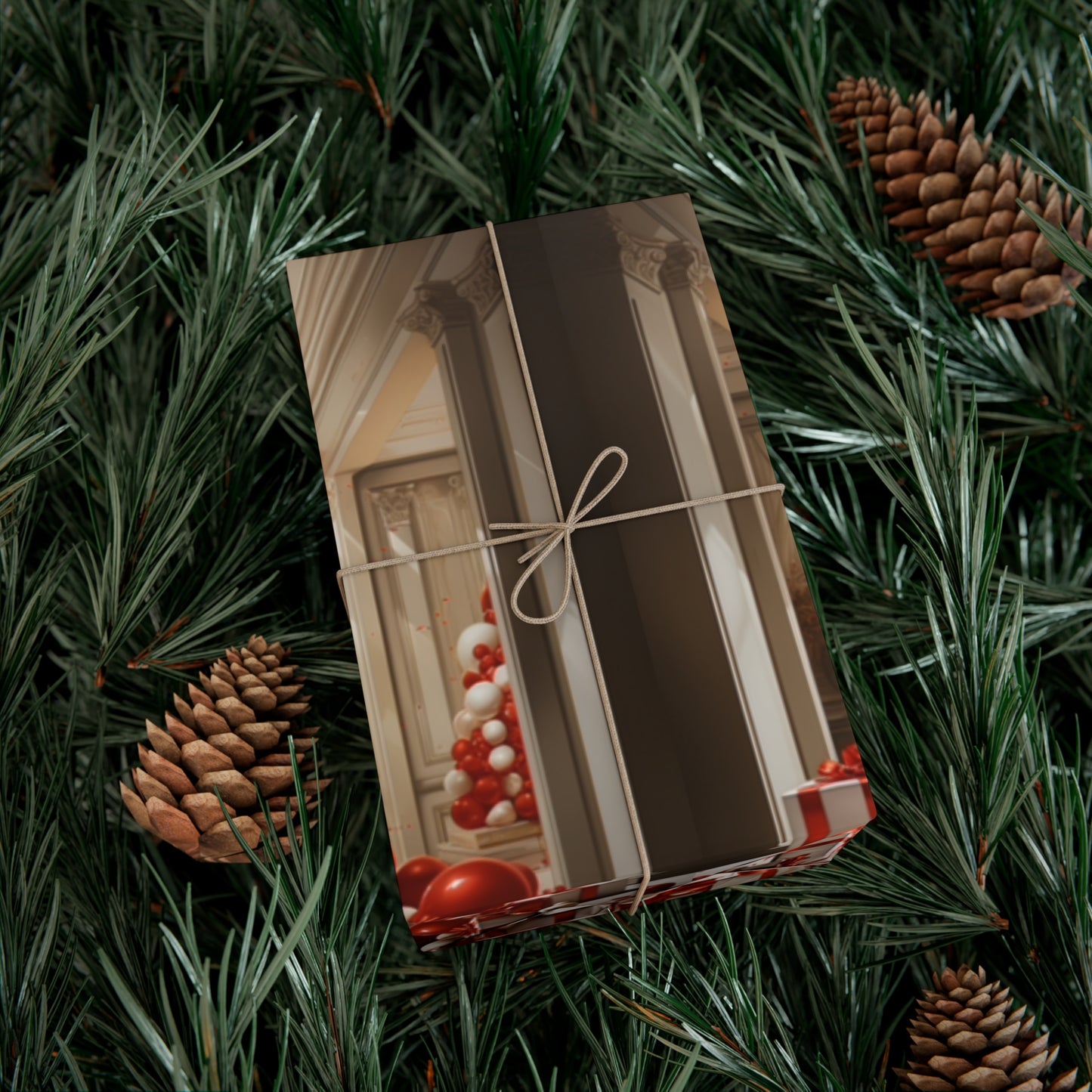 Elegant Red Holiday Wrapping Paper Collection – Elevate Your Gifts with Sophisticated Style