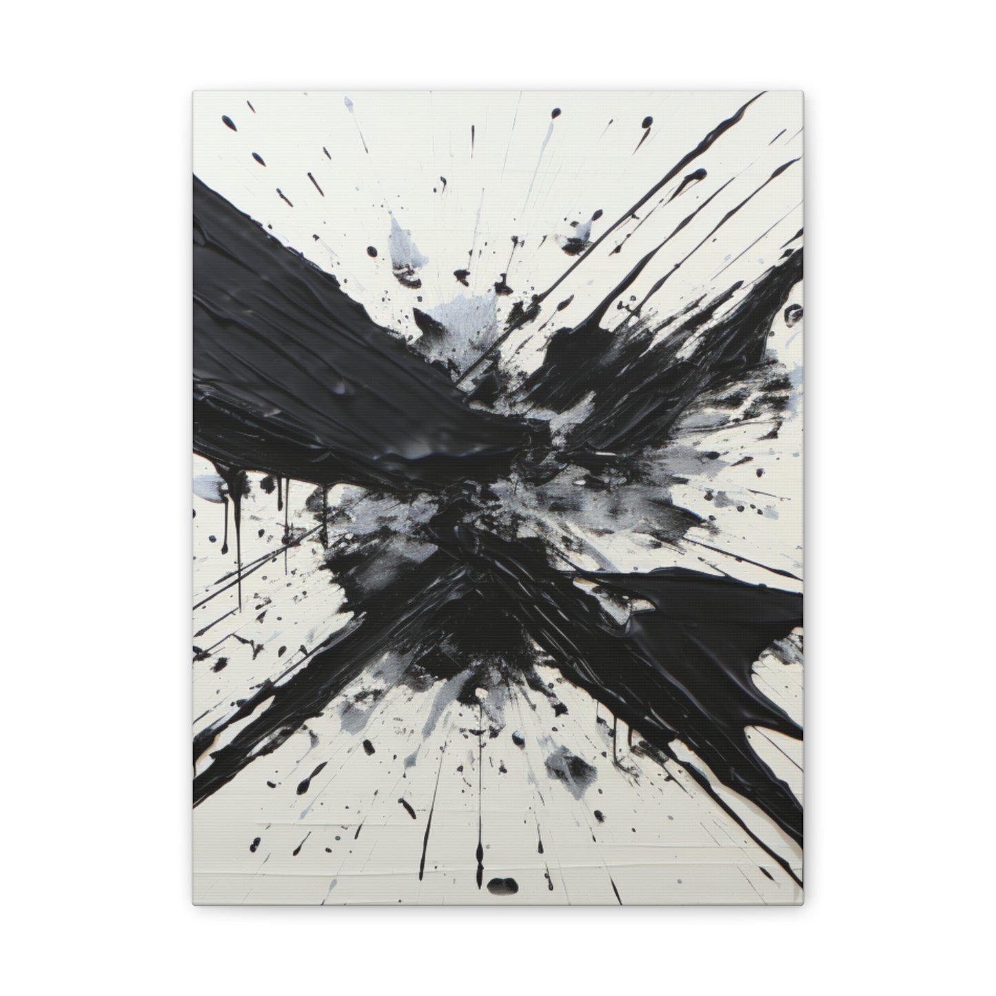 Acrylic Abstract Canvas Print - Richly Textured Artistry