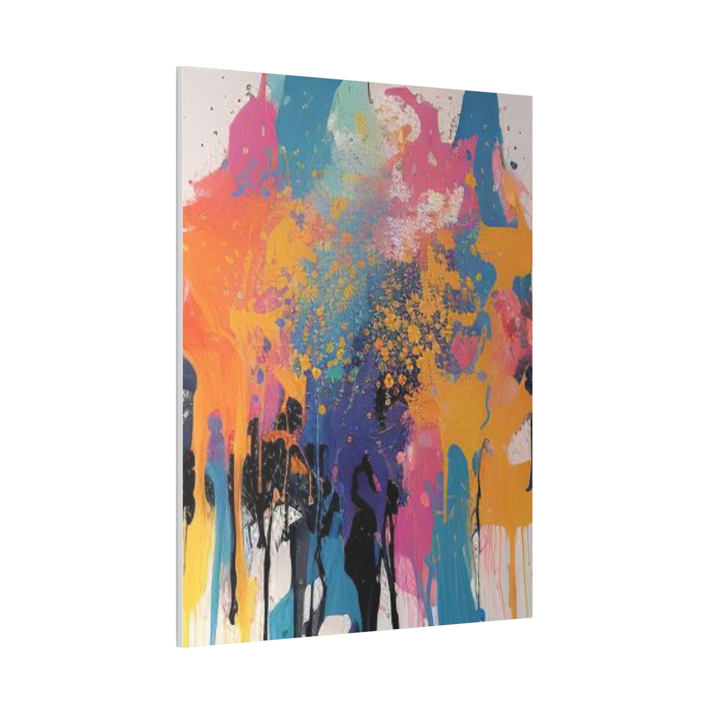 Primary Elegance: A Symphony of Sophistication Canvas Print