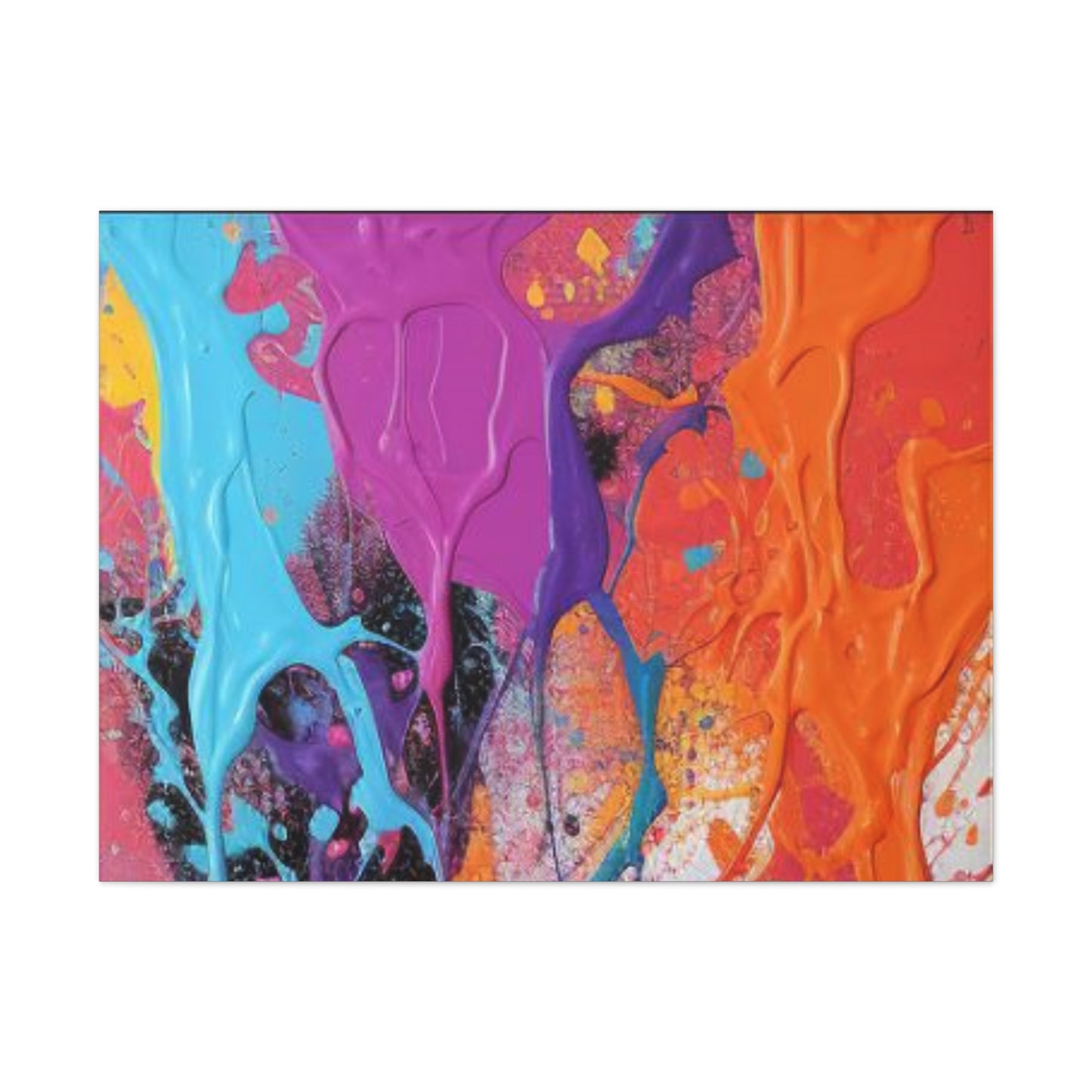 Primary Elegance: A Symphony of Sophistication Canvas Print