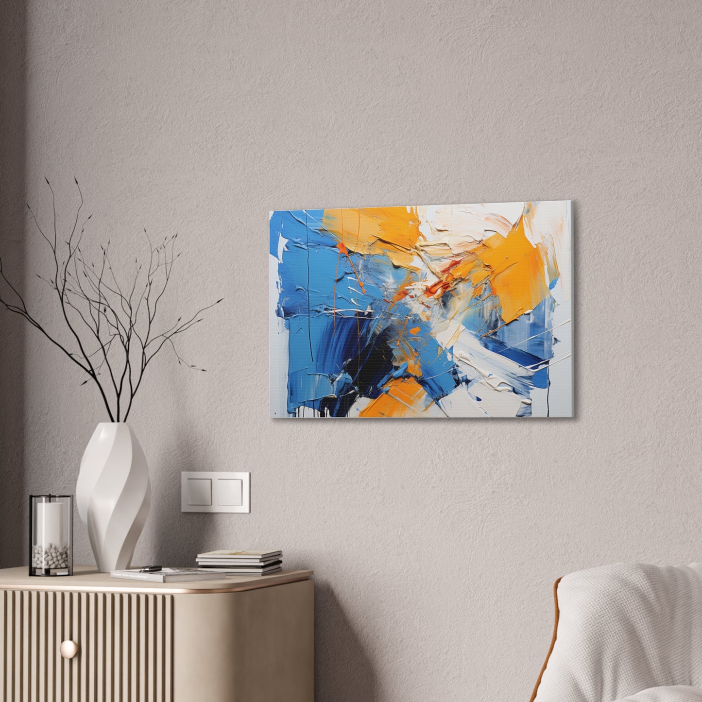 Copy of  Timeless Elegance: Refined Vibrant Hues Canvas Print for Sophisticated Living Spaces