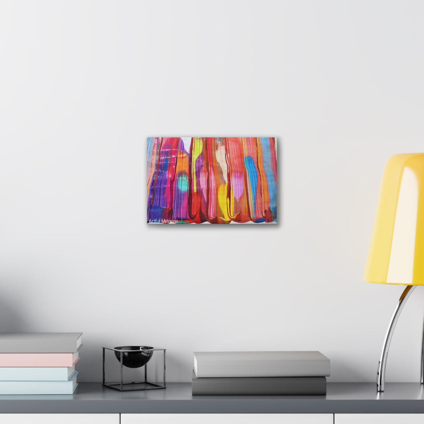 Primary Elegance: A Symphony of Sophistication Canvas Print