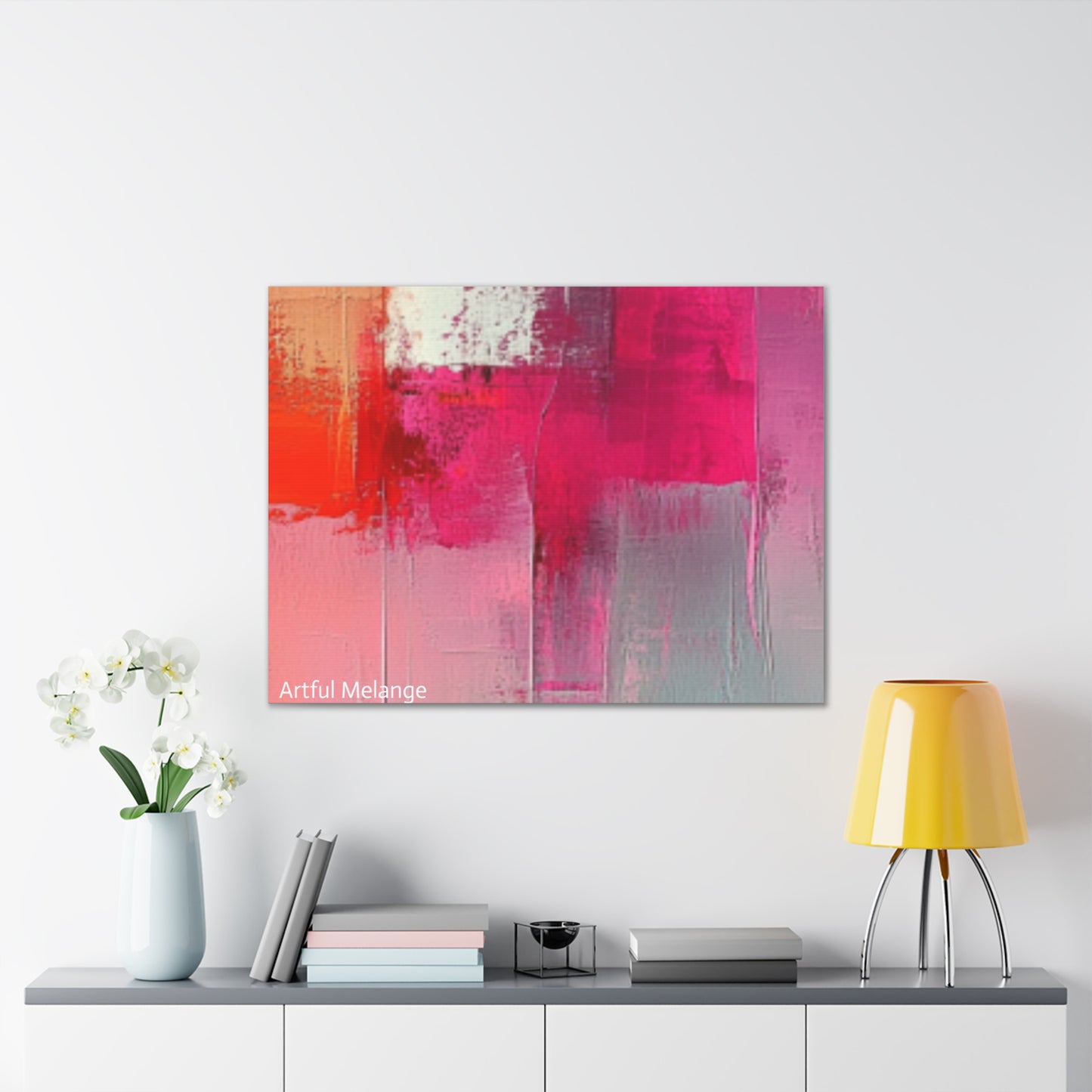 Acrylic Abstract Canvas Print - Richly Textured Artistry