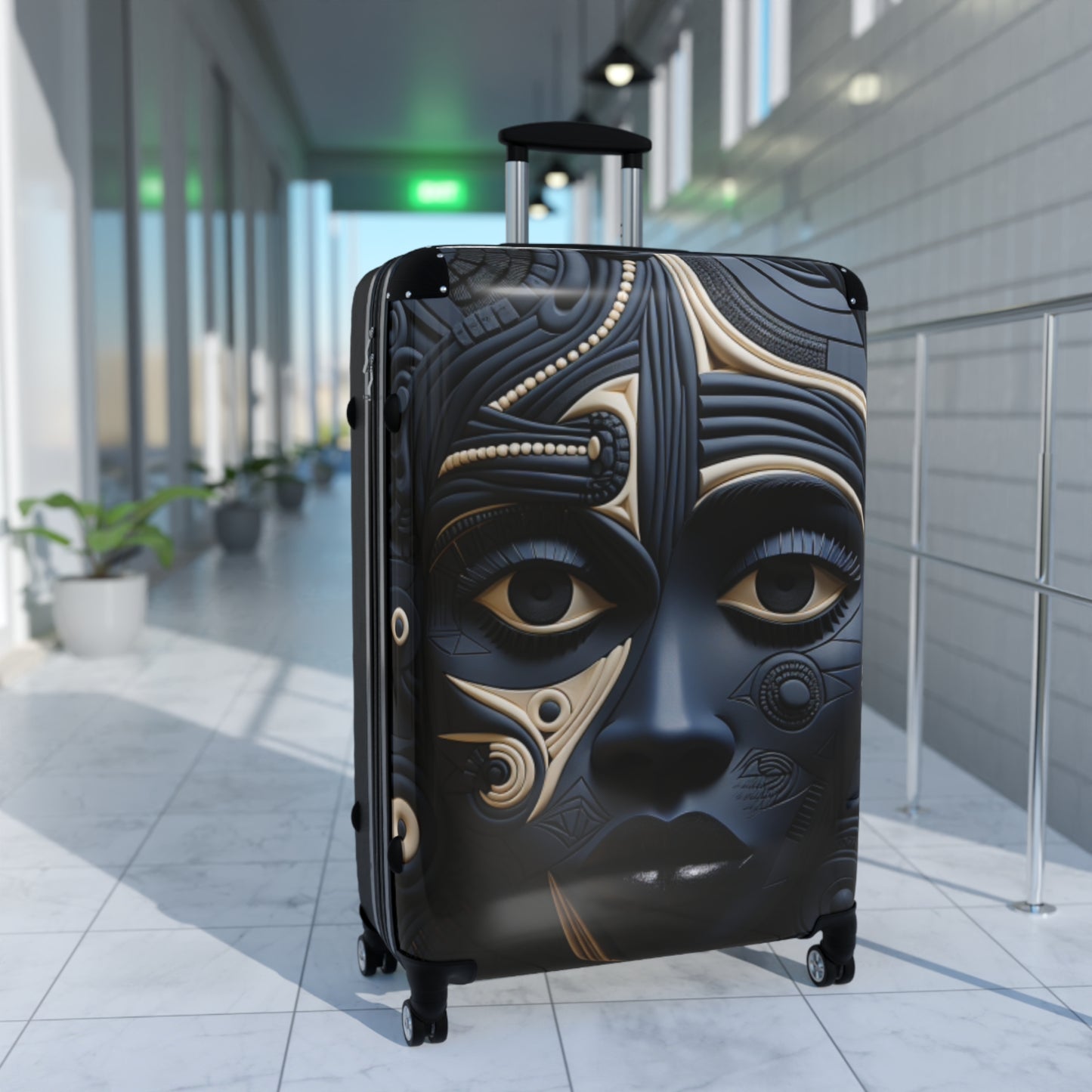 Melanated Jetsetter: Stylish Travel Luggage Pieces